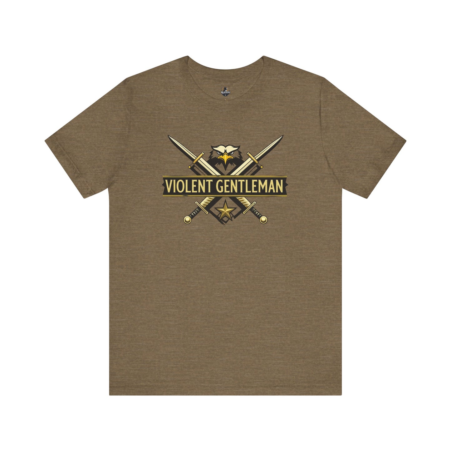 Violent Gentleman Tee, Unisex Jersey Shirt, Classic Casual Wear, Perfect Gift for Him, Graphic Tee for All Occasions