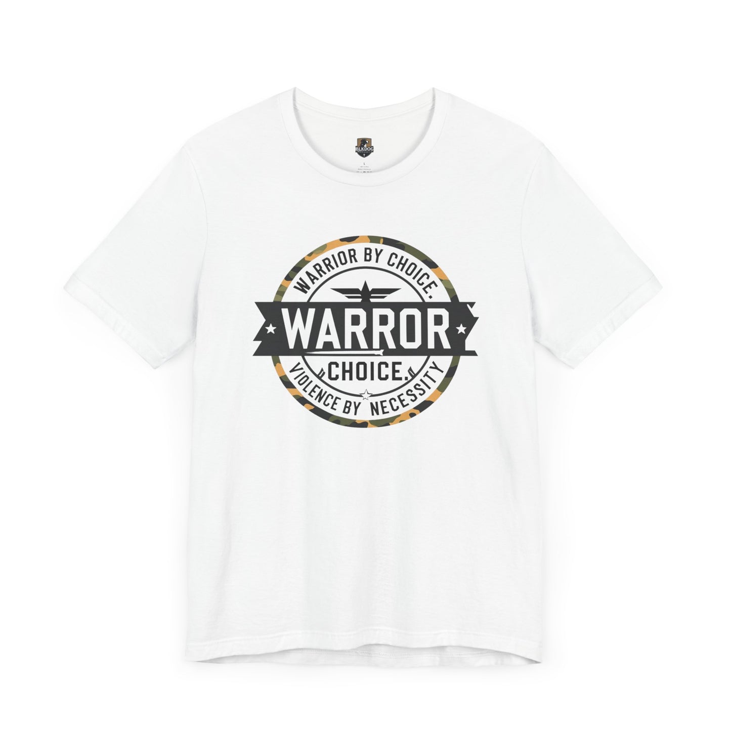 Warrior By Choice Unisex Tee | Empowerment Shirt for Fighters, Casual Wear, Gift for Martial Arts Lovers, Graphic Tee, Everyday Comfort