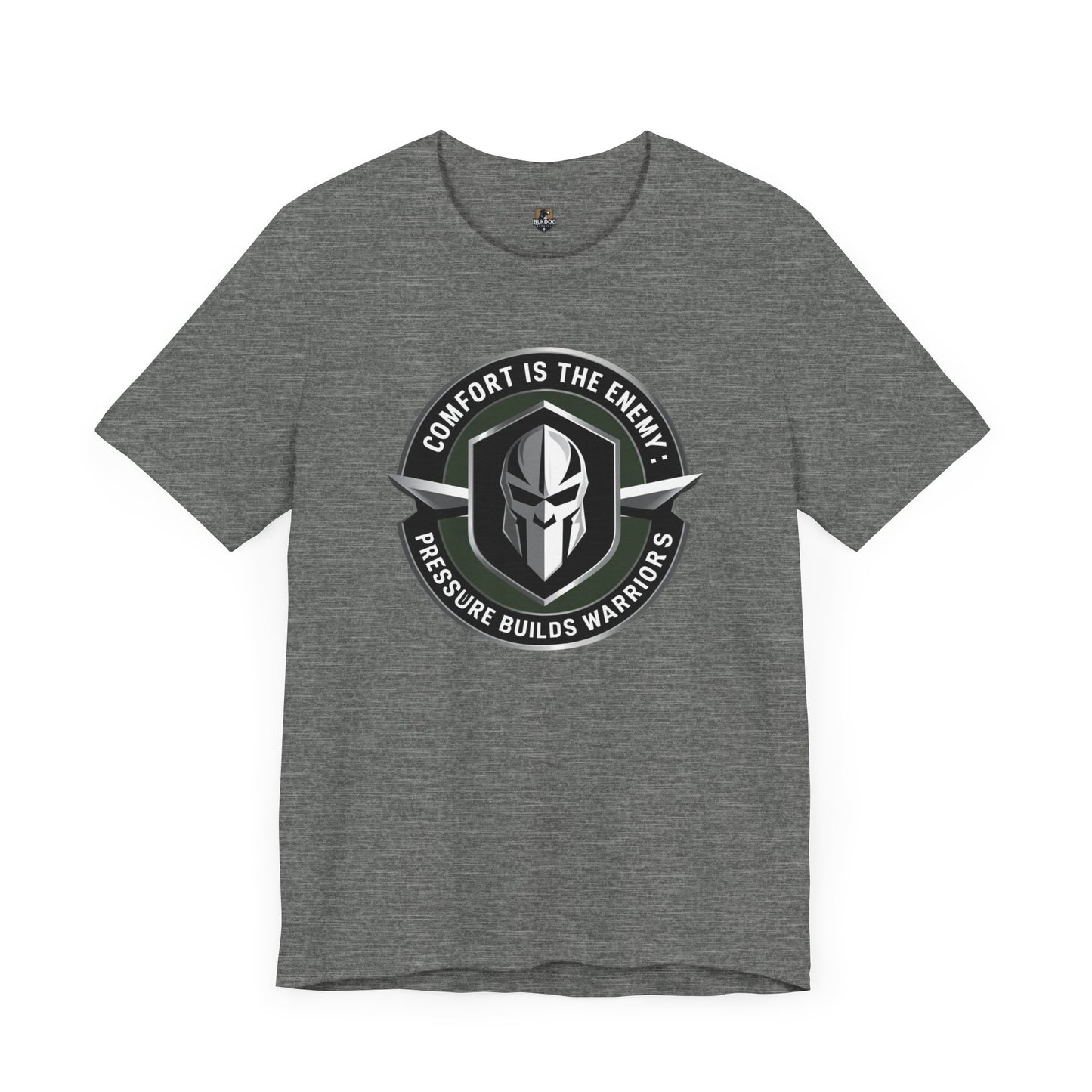 Motivational Unisex Tee - Comfort is the Enemy, Fitness Shirt, Workout Top, Gym Wear, Inspirational Clothing