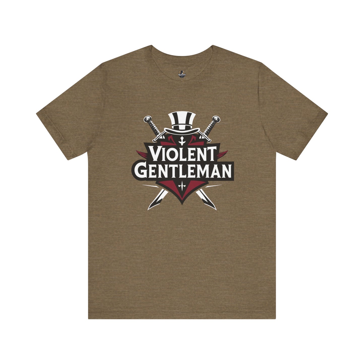 Violent Gentleman Tee, Casual Graphic Tee, Gift for Men, Streetwear Style, Birthday Gift, Cool Shirt