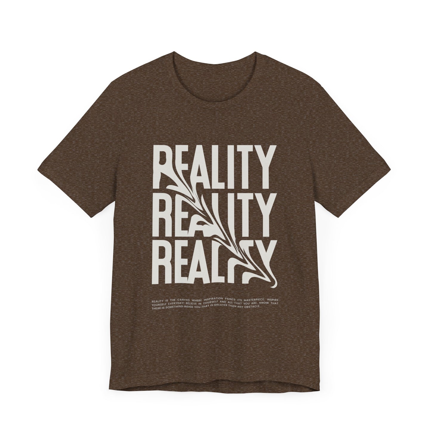 Skewed Reality Unisex Tee, Graphic T-Shirt, Abstract Design, Black and White Shirt, Unique Gift