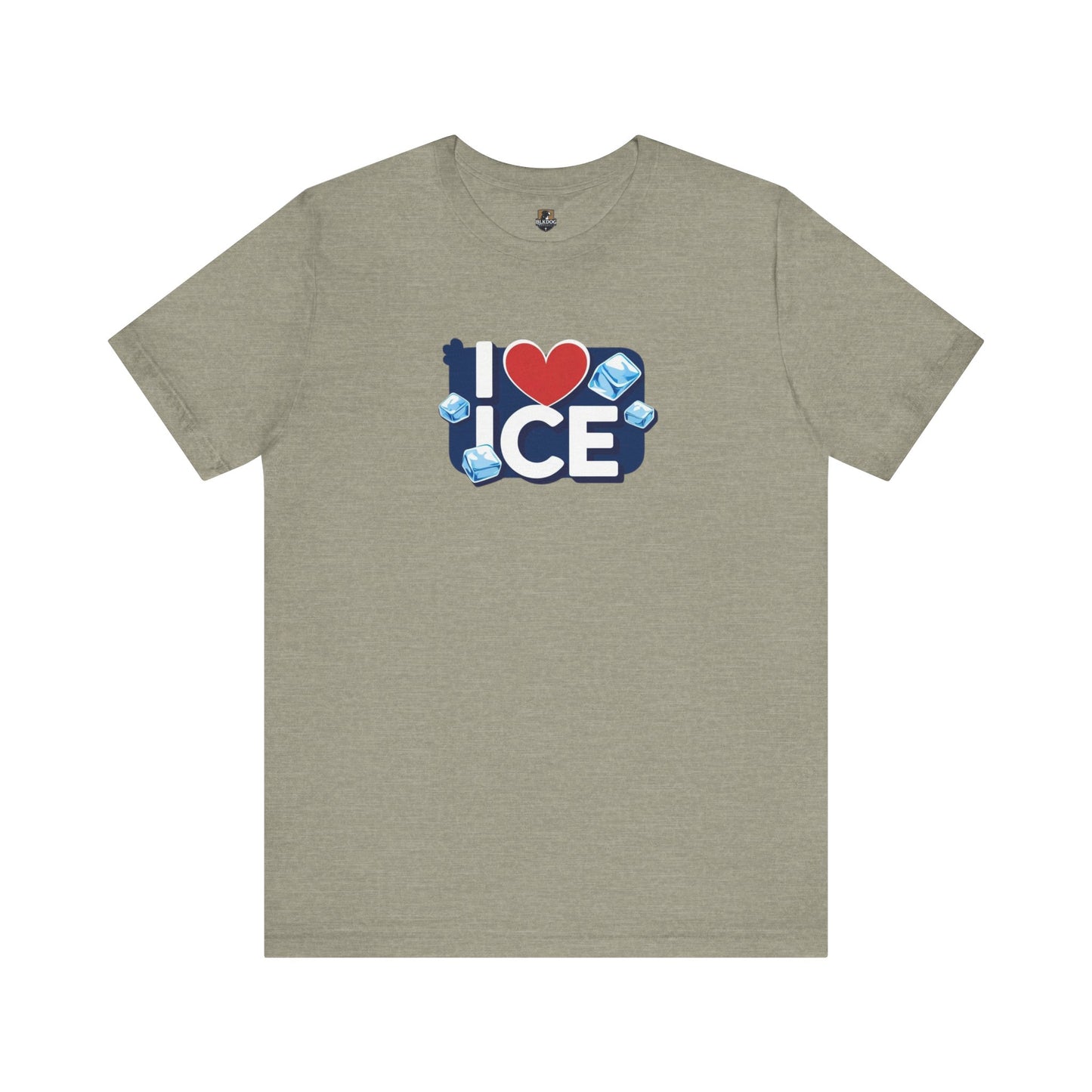 I Love Ice - Cool Unisex Jersey Tee, Fun Summer Casual Wear, Unique Gift for Ice Lovers, Cute Graphic T-Shirt, Festival Fashion