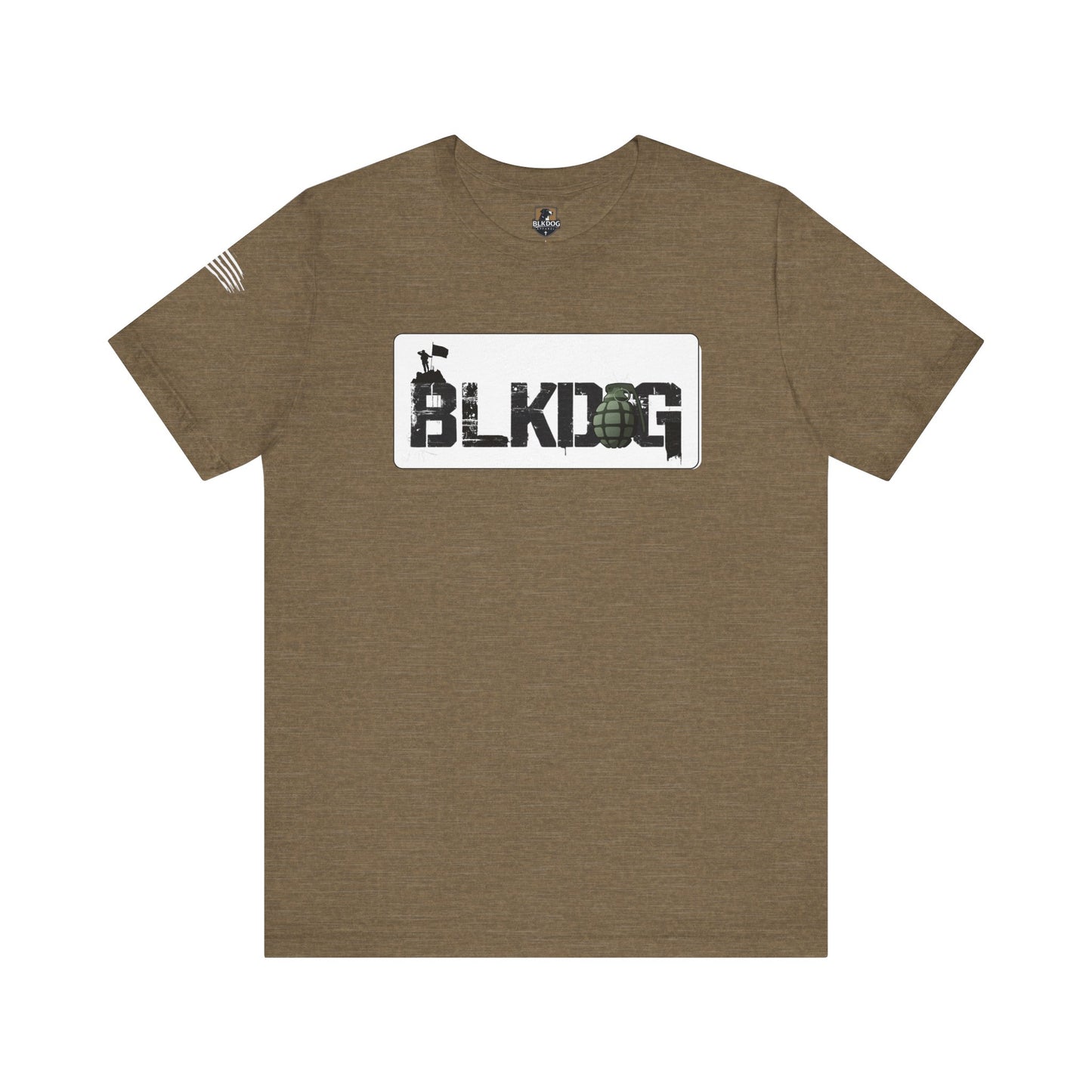 BLKDOG Graphic Unisex Short Sleeve Tee - Military Style Tee
