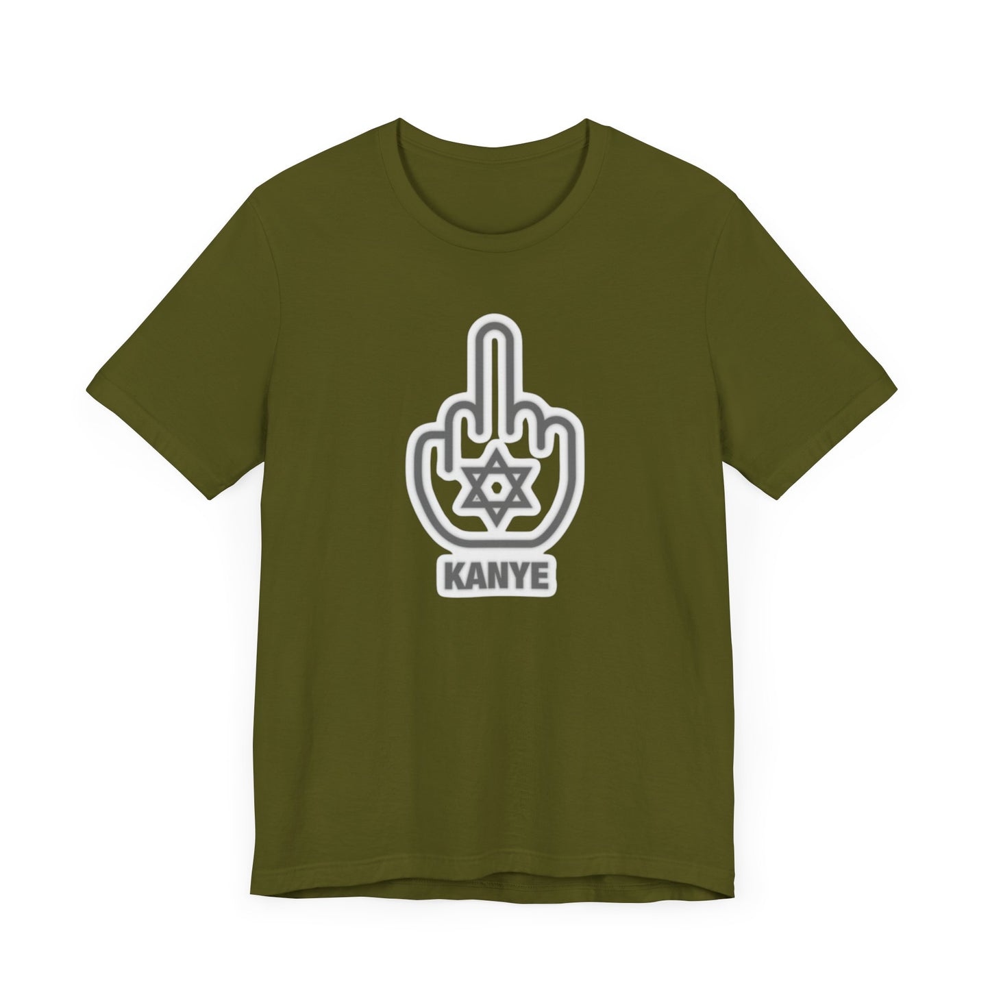F Kanye - Middle Finger with Star of David - Tee Fight against Antisemitism