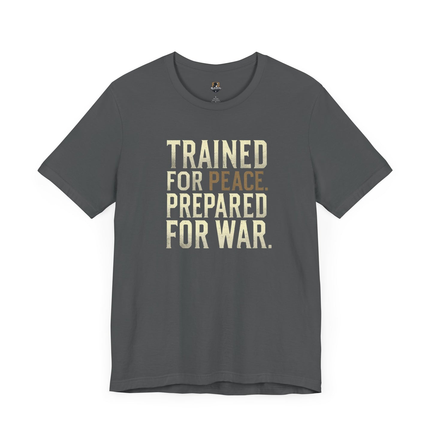 Peace and War Statement Tee - Unisex Jersey Short Sleeve Shirt, Gift for Activists, Casual Wear, Motivational Apparel, Thought-Provoking Tee