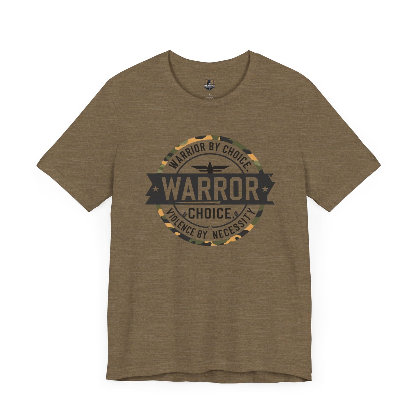 Warrior By Choice Unisex Tee | Empowerment Shirt for Fighters, Casual Wear, Gift for Martial Arts Lovers, Graphic Tee, Everyday Comfort