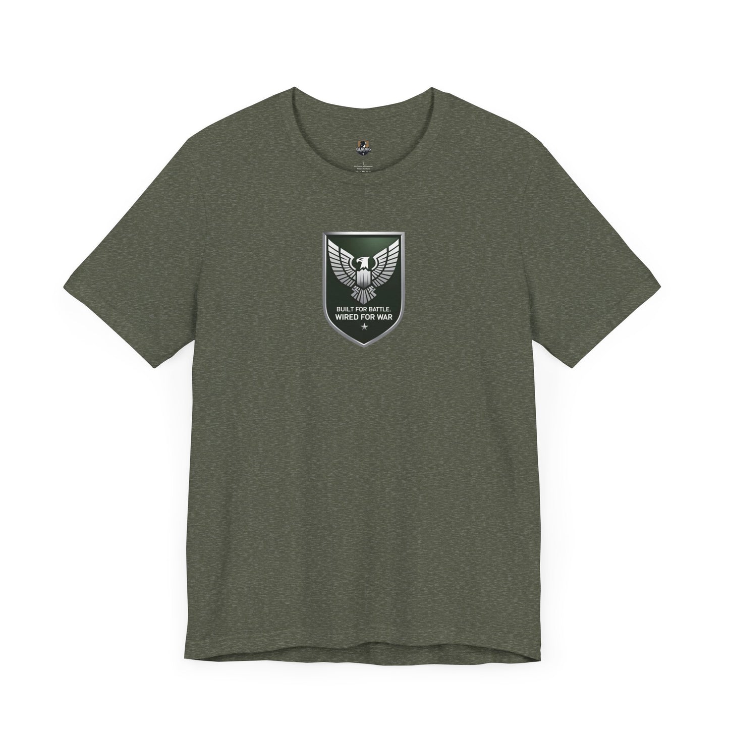 Unisex Military-Themed Tee with Eagle Design, Casual Shirt, Graphic Top, Gift for Veterans, Memorial Day Apparel, Everyday Wear
