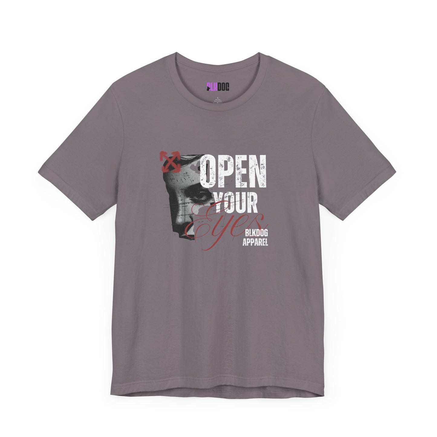 Open your Eyes. Make a statement - Unisex Jersey Short Sleeve Tee