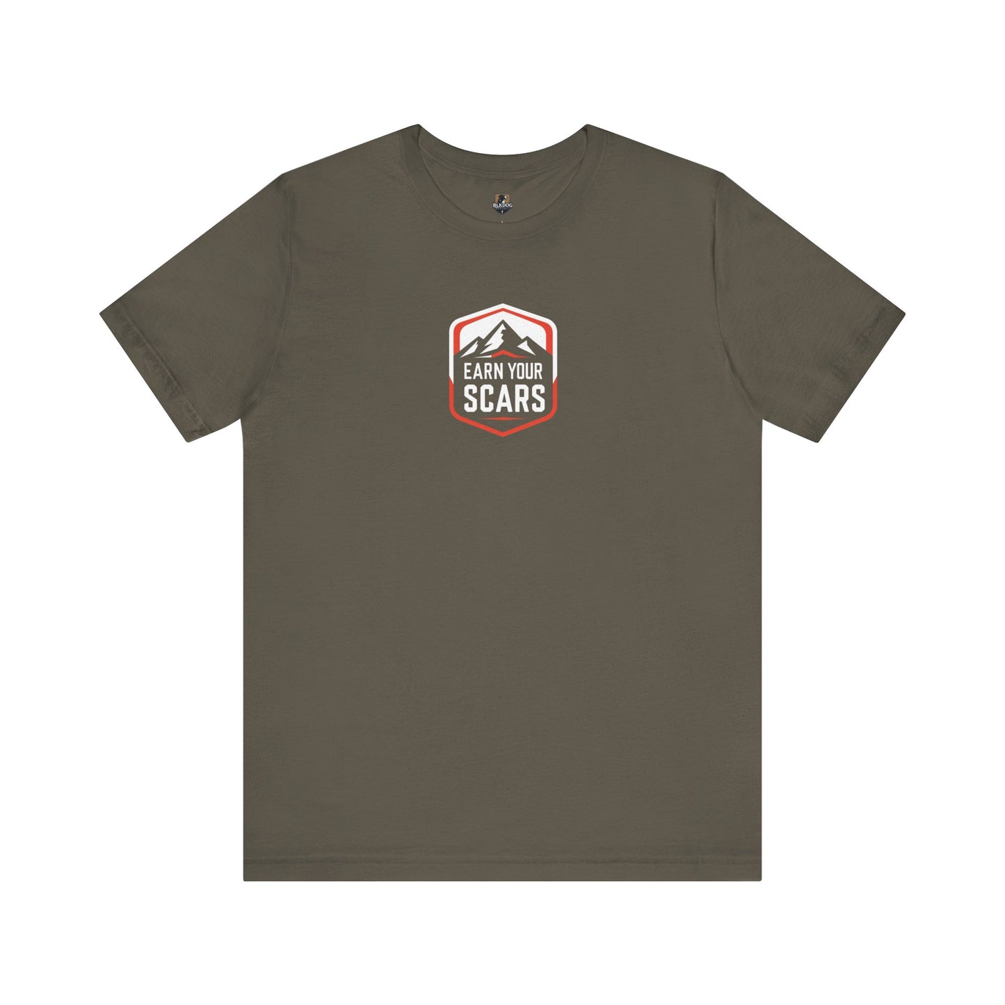 Adventure-Inspired Unisex Tee - Earn Your Scars, Casual Wear, Hiking Shirt, Gift for Nature Lovers, Motivational T-Shirt