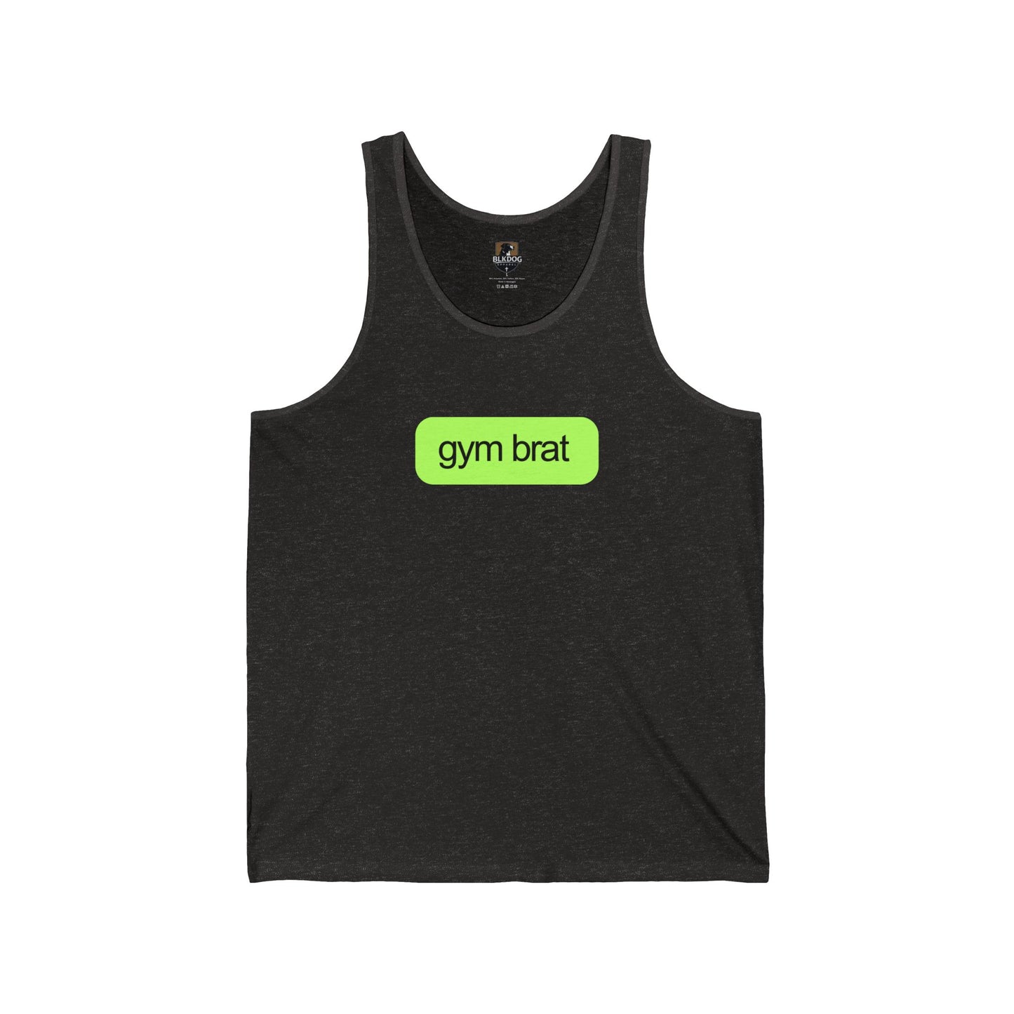 Gym Brat Unisex Jersey Tank Top - Perfect for Workout, Gym Wear, Fitness Enthusiasts - Summer Essentials, Activewear, Gift for Him/Her