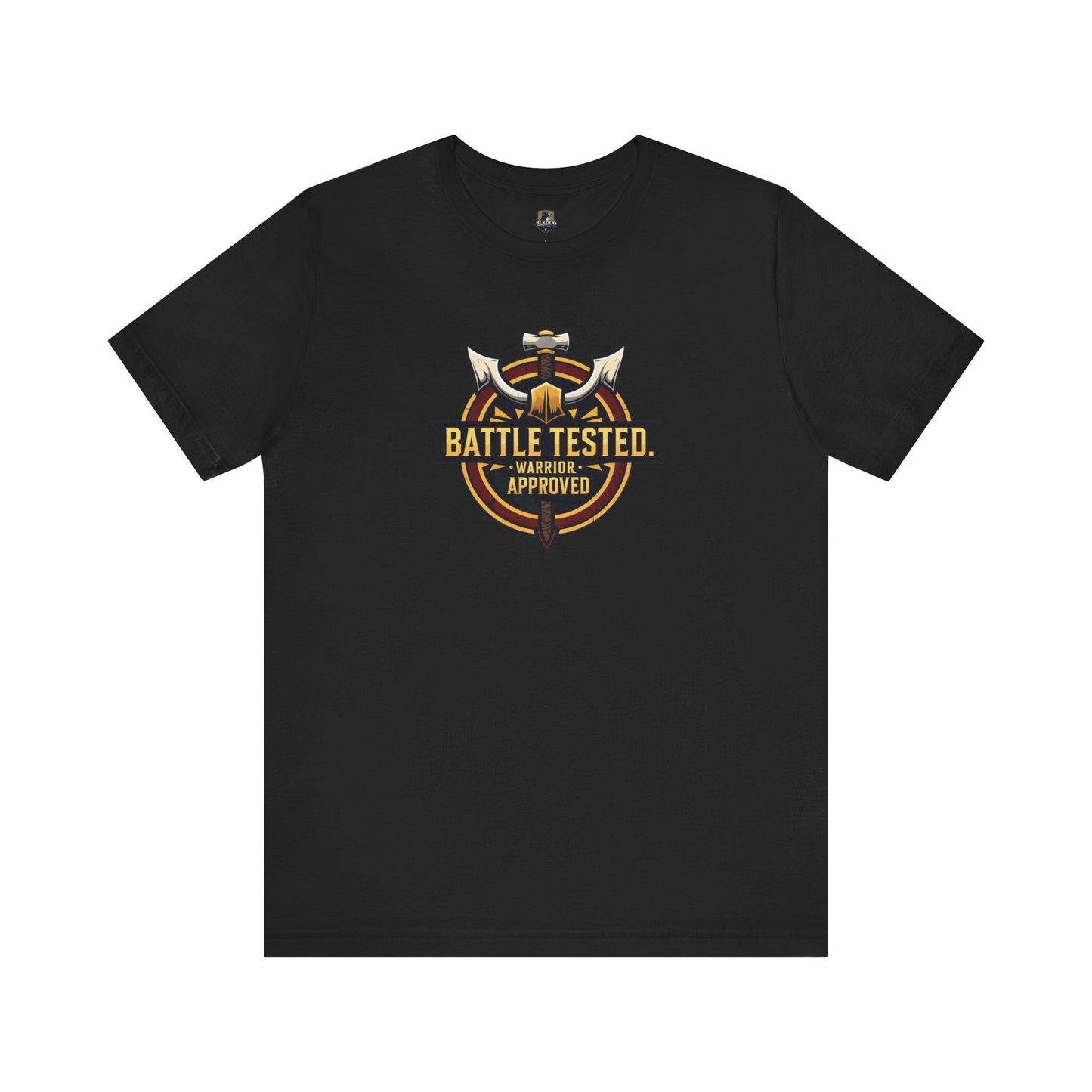 Battle Tested...Warrior Approved Unisex Jersey Tee, Graphic Tee, Casual Wear, Gifts for Him, Birthday Shirt, Warrior Apparel