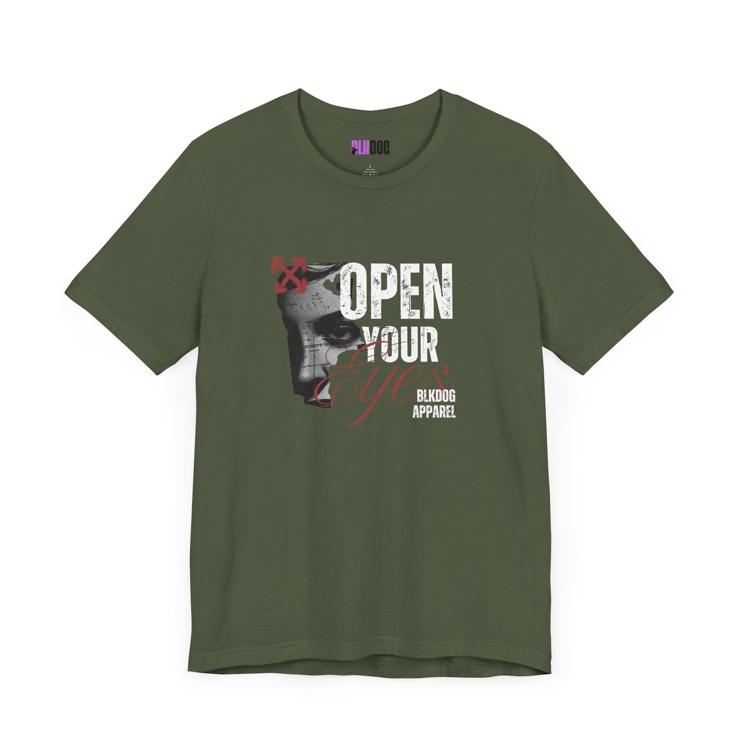 Open your Eyes. Make a statement - Unisex Jersey Short Sleeve Tee