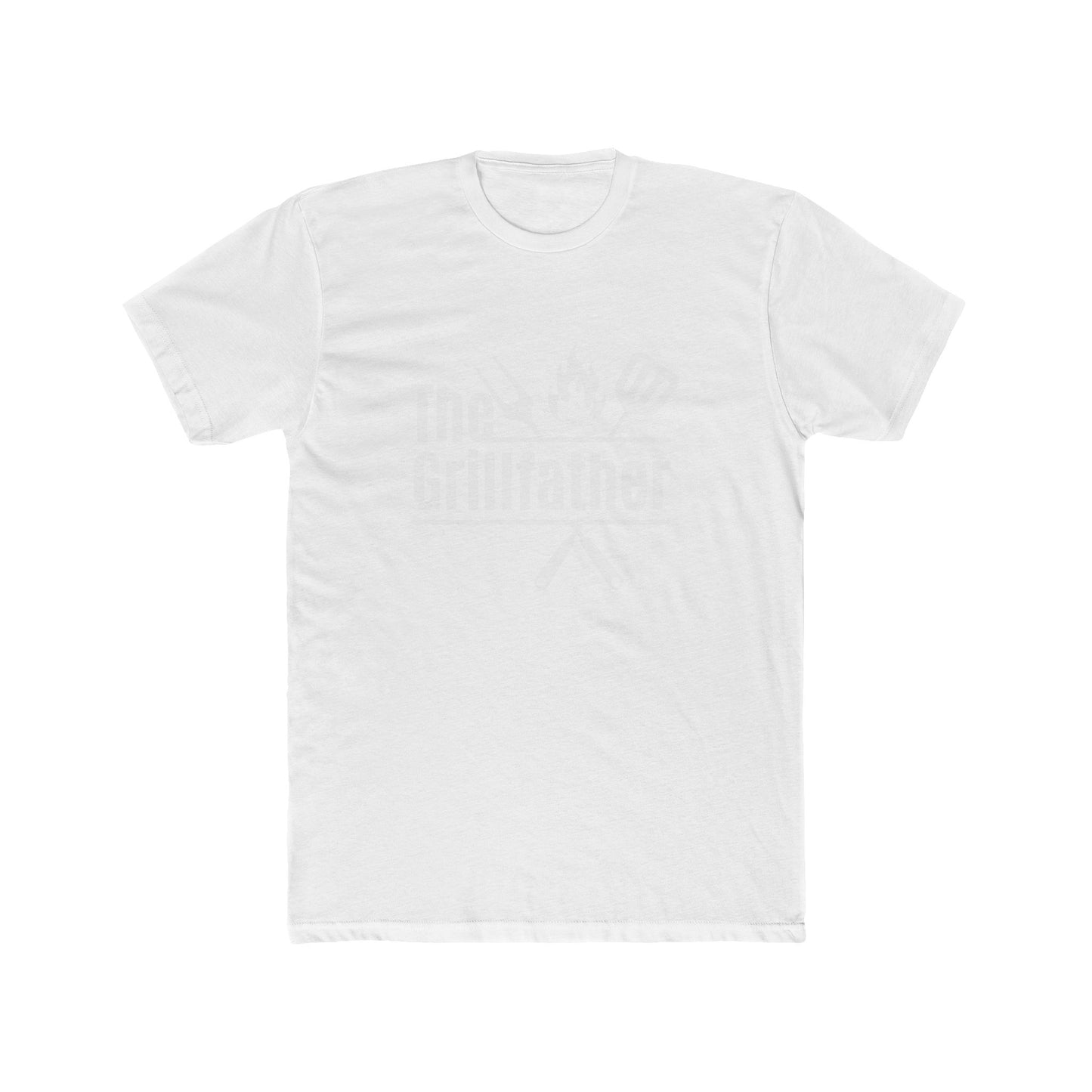 Father's Day T-Shirt - The Grill Father - Men's Cotton Crew Tee