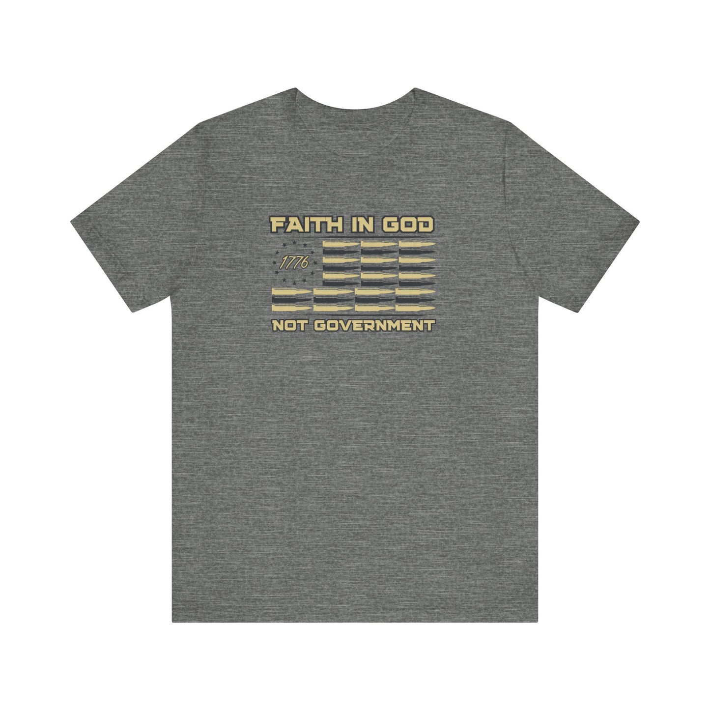 Religious Christian Faith Unisex Tee Shirt, Trust In God, Men Women Clothing Inspirational Gift, Church Christian Apparel, Political