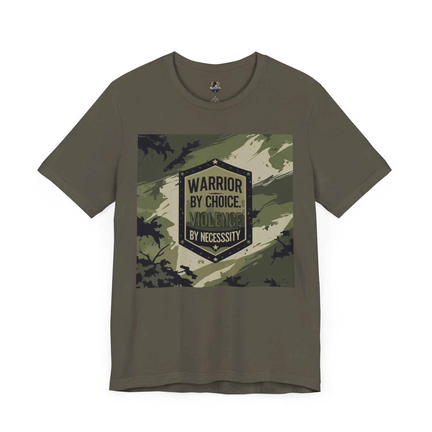 Warrior by Choice Unisex T-Shirt, Motivational Tee, Military-Inspired Apparel, Gift for Veterans, Casual Wear, Inspirational Clothing