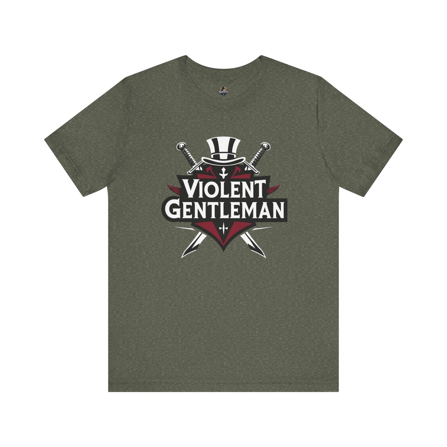 Violent Gentleman Tee, Casual Graphic Tee, Gift for Men, Streetwear Style, Birthday Gift, Cool Shirt