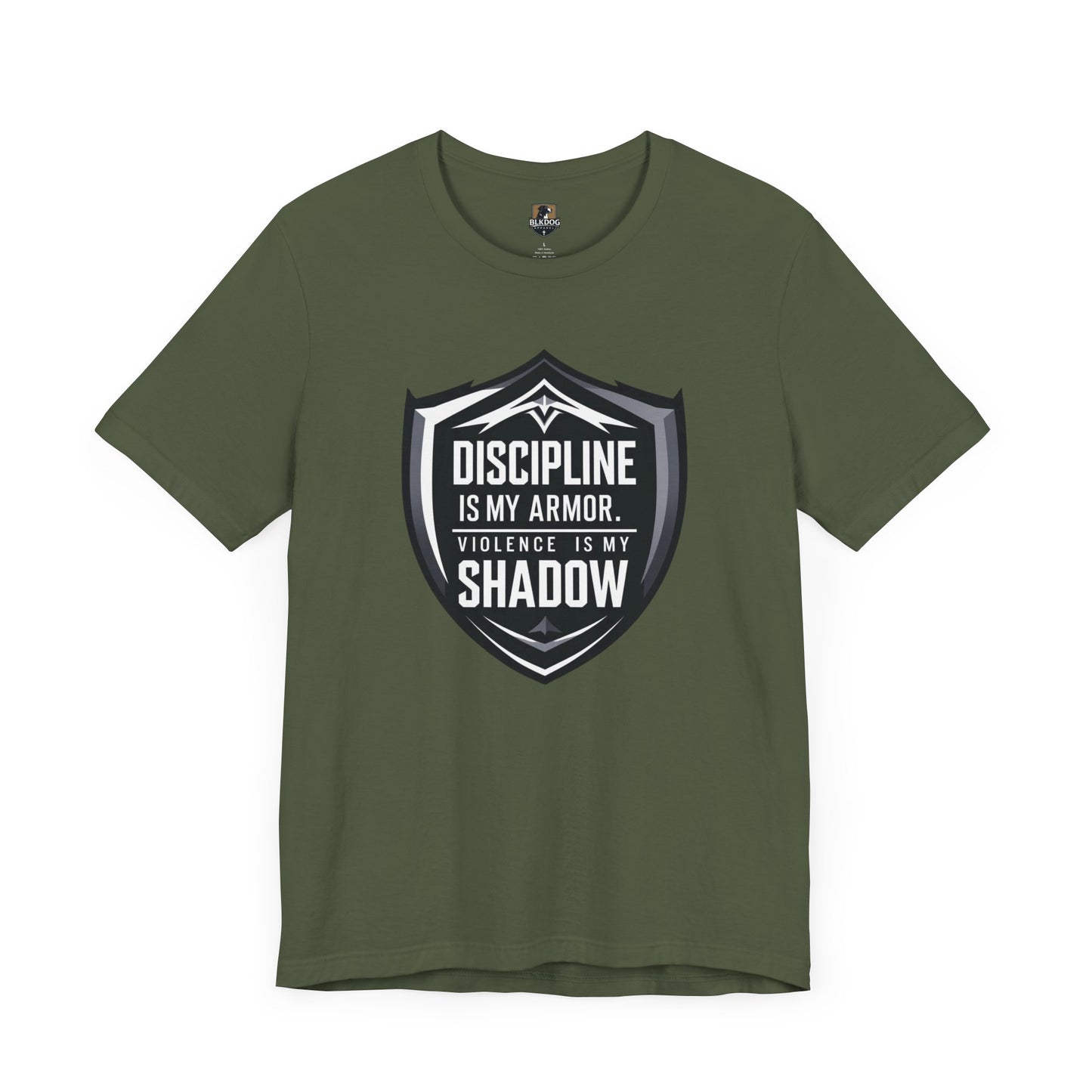 Discipline Is My Armor Unisex Tee, Motivational T-Shirt for Fitness Lovers, Inspirational Gift, Sportswear, Casual Wear