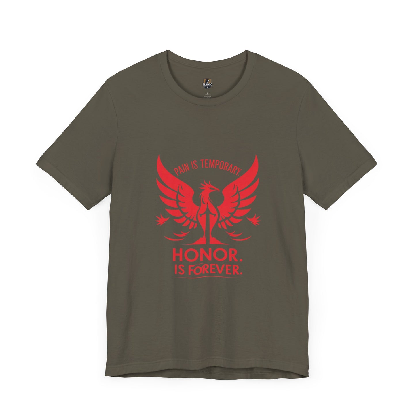 Honor is Never Forgotten Short Sleeve Tee, Unisex Casual Tee, Memorial Shirt, Gift for Veteran, Everyday Wear, Tribute Apparel