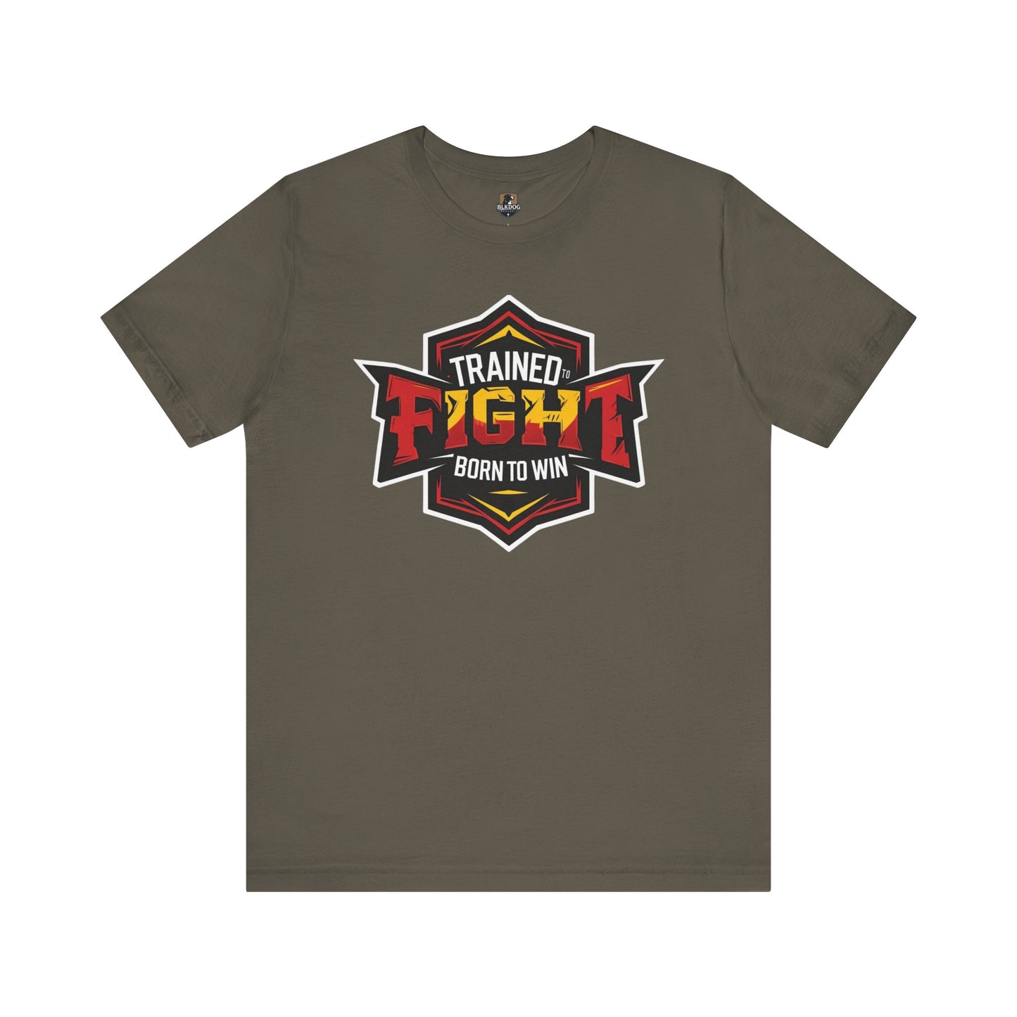 Trained to Fight...Born to Win Unisex Jersey Tee, Fitness Gift, Athletic Apparel, Training Top, Sportswear