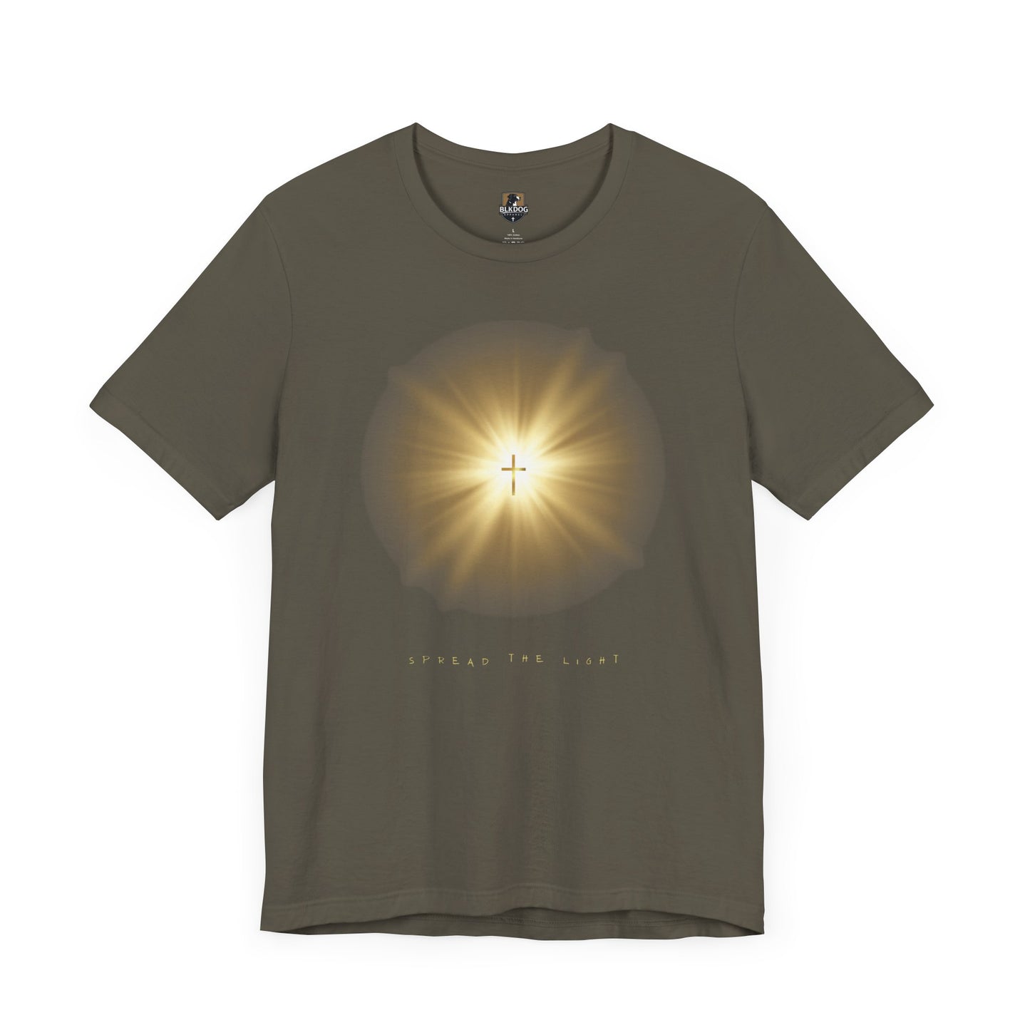 Faith Tee, Christian T-Shirt, Spread the Light Shirt, Religious Top, Unisex Jersey Tee