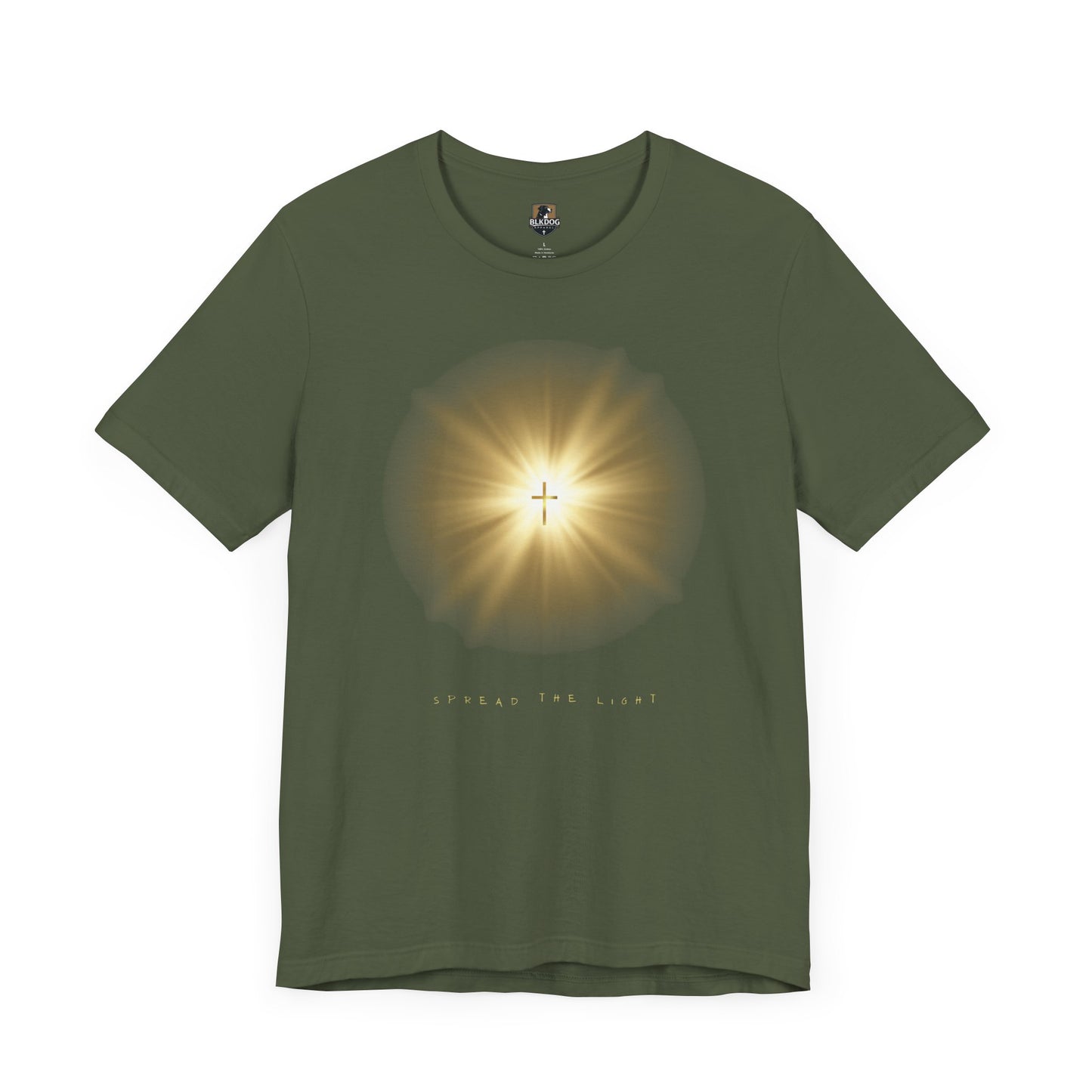 Faith Tee, Christian T-Shirt, Spread the Light Shirt, Religious Top, Unisex Jersey Tee