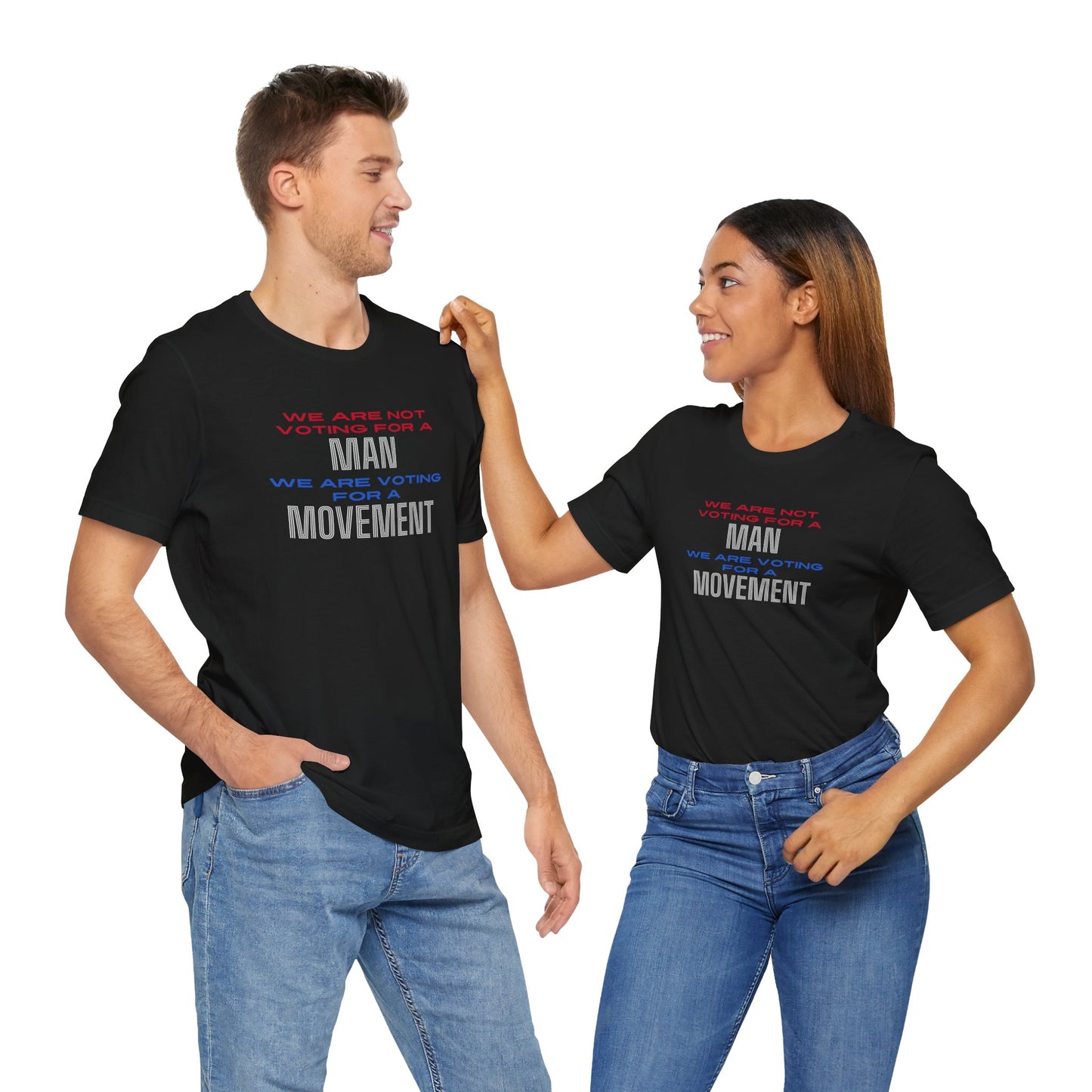 Vote for a Movement Unisex Tee, Political Voting Shirt, Men's and Women's Activist Tshirt, Election 2024 Apparel, Voting Rights Tee