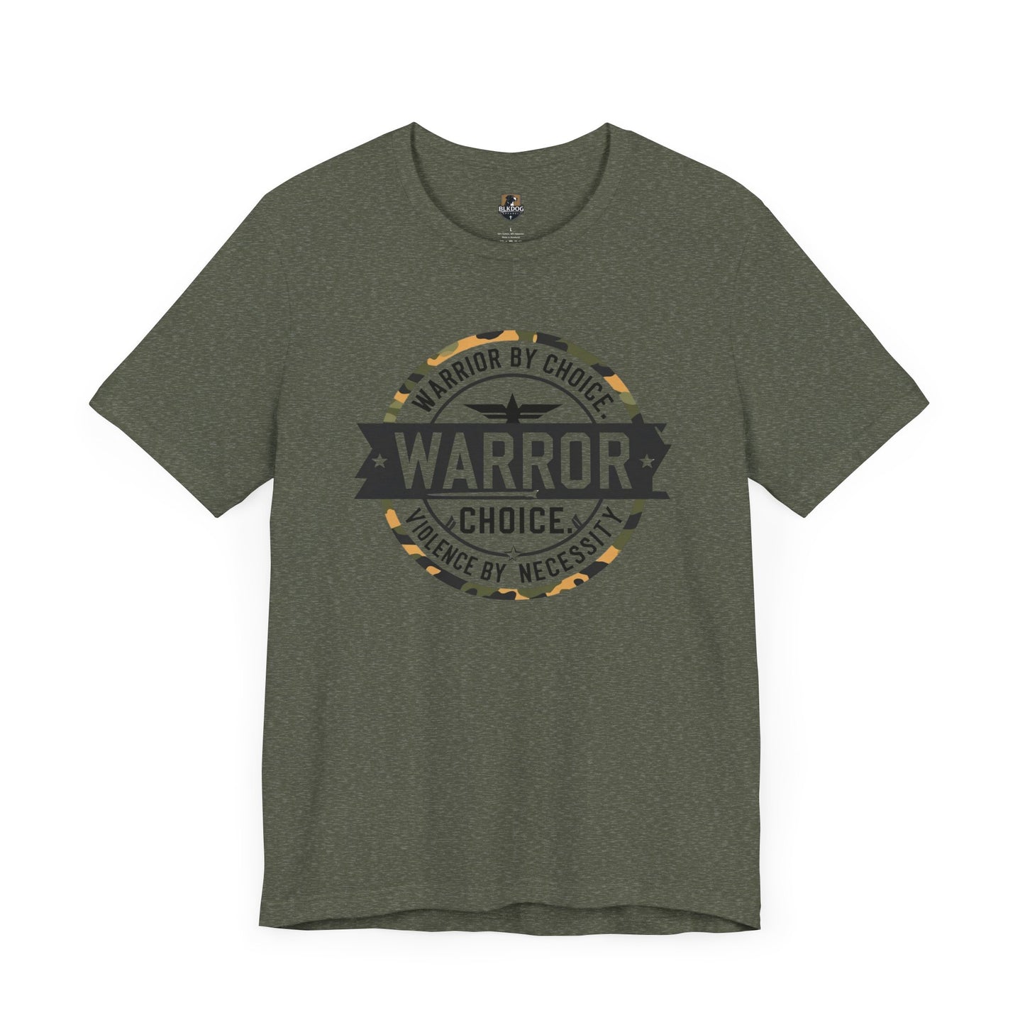 Warrior By Choice Unisex Tee | Empowerment Shirt for Fighters, Casual Wear, Gift for Martial Arts Lovers, Graphic Tee, Everyday Comfort