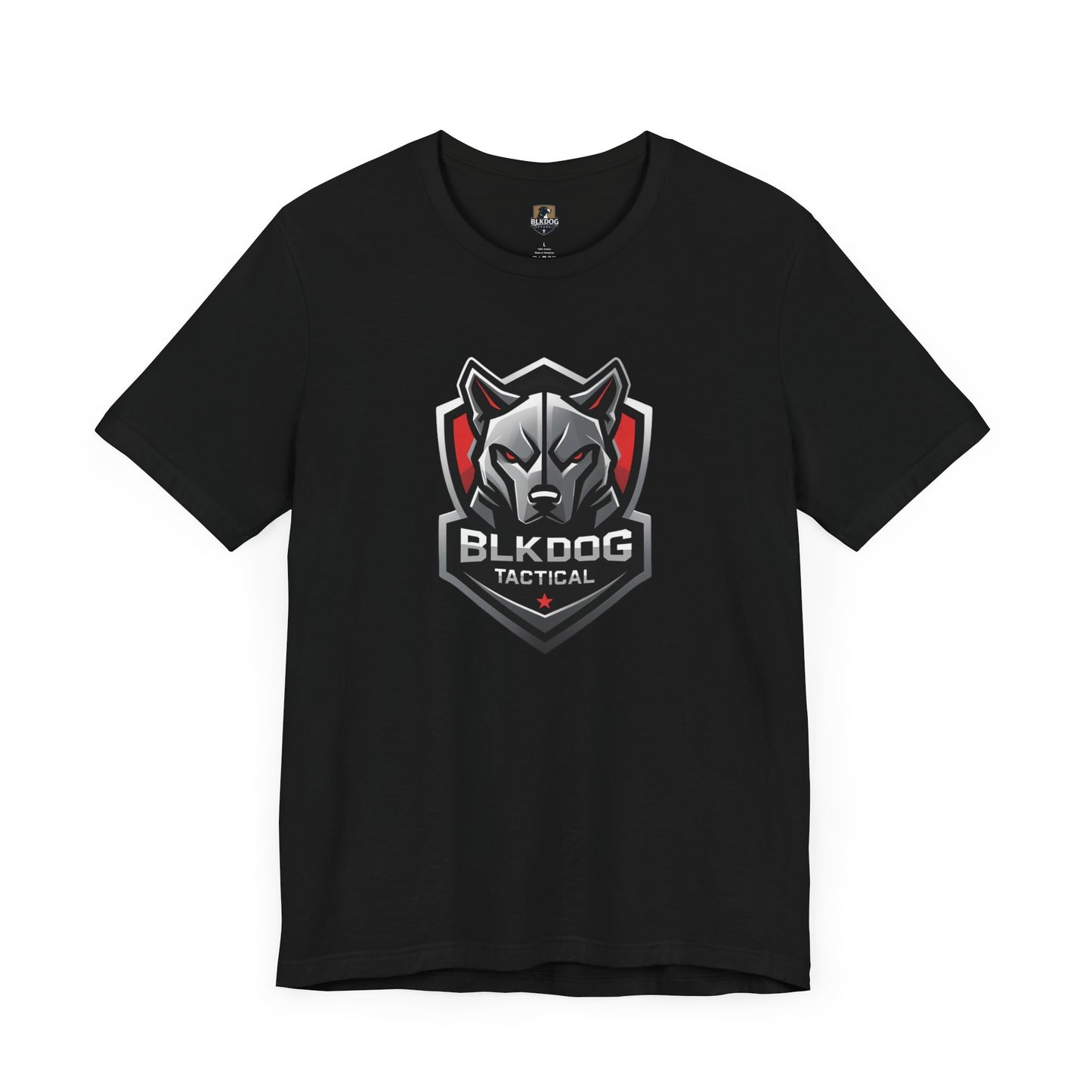 BLKDOG Tactical Unisex Tee - Casual Wear, Sports Apparel, Gift for Him/Her, Gamer T-Shirt, Everyday Comfort