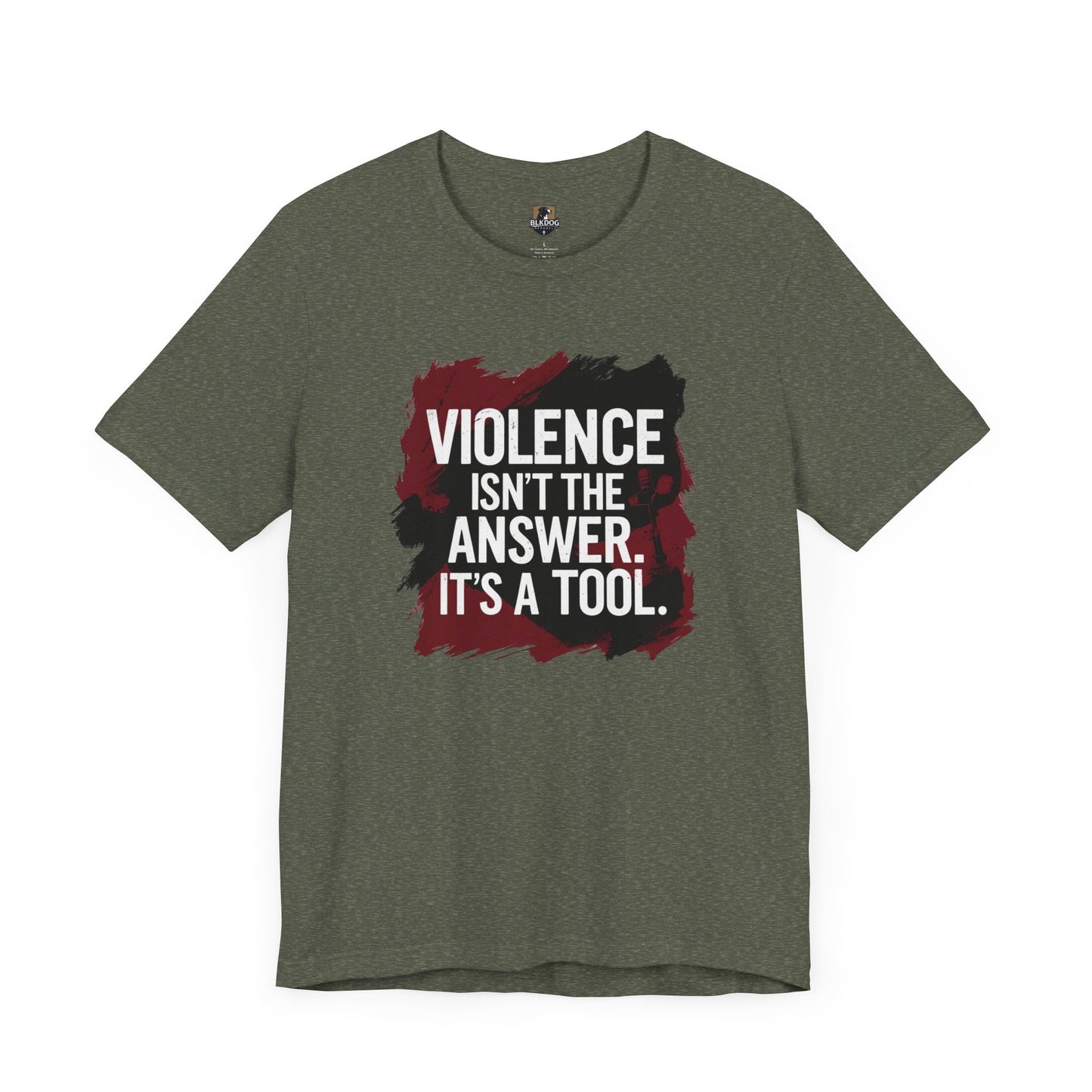 Bold Statement Tee Violence Isn't the Answer, Casual Wear, Gift for Activists, Social Justice Apparel