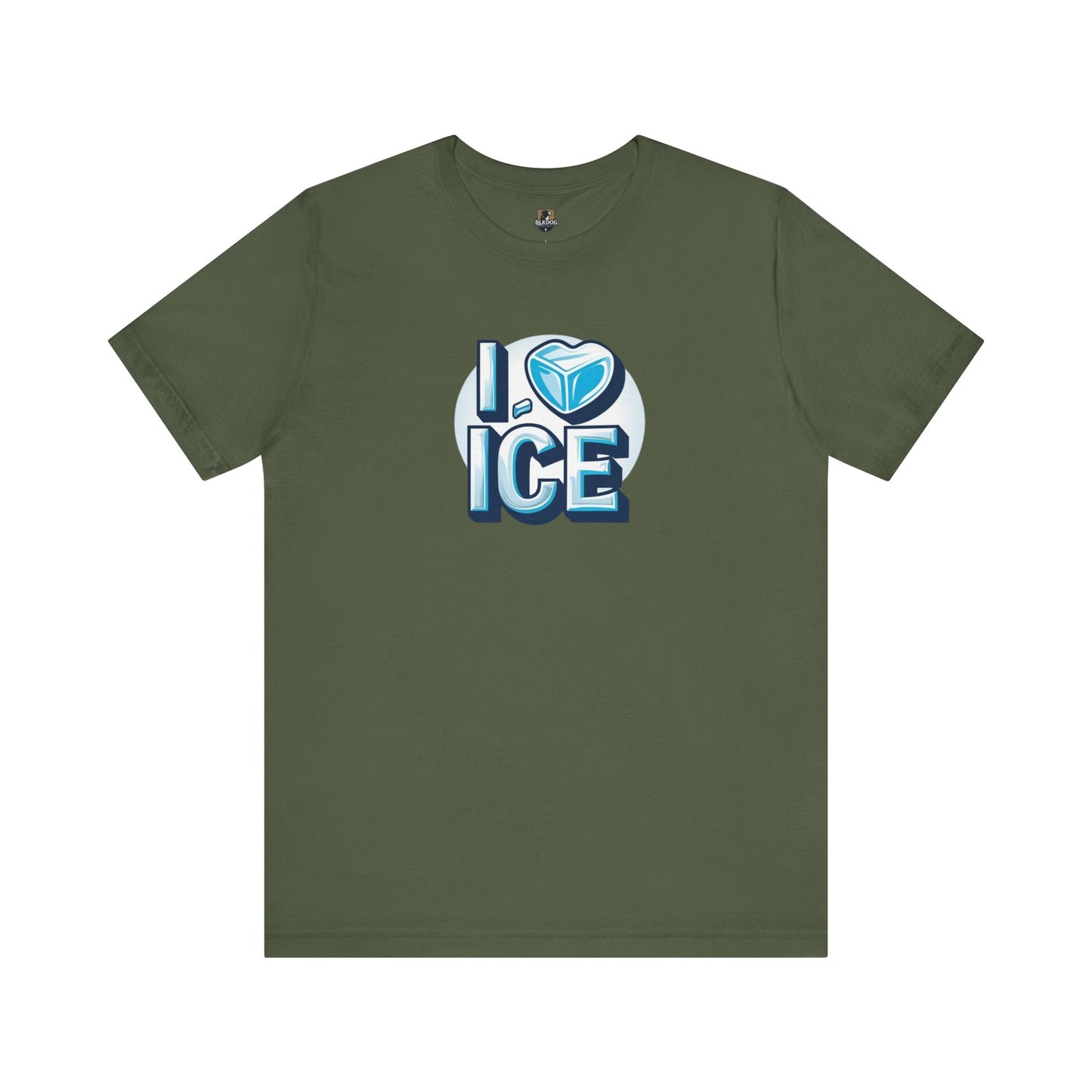 I Love Ice Unisex Short Sleeve Tee, Cute T-Shirt for Ice Cream Lovers, Summer Fashion, Gift for Friends, Ice Cream Party Attire