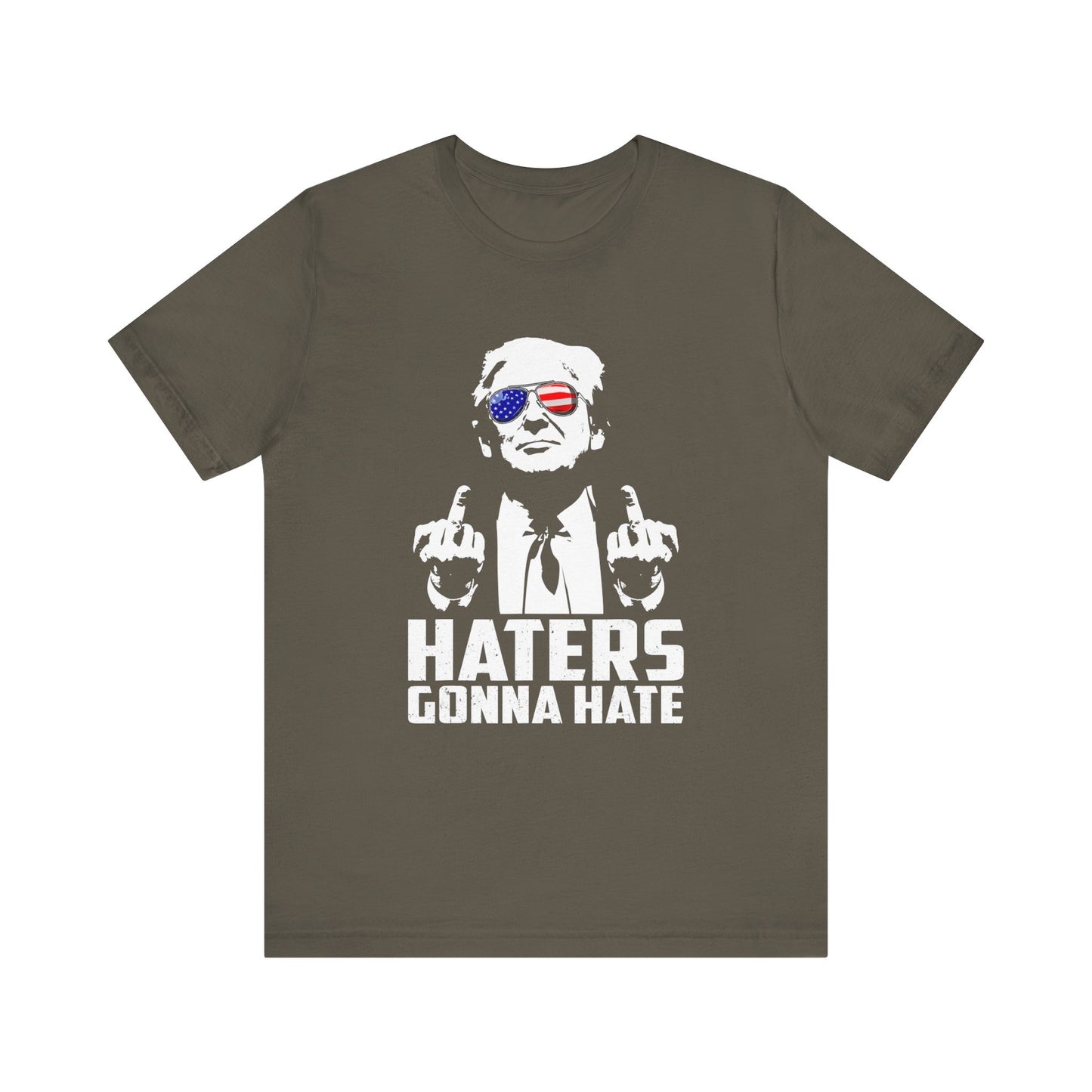 Trump - Haters Gonna Hate - Unisex Jersey Short Sleeve Tee