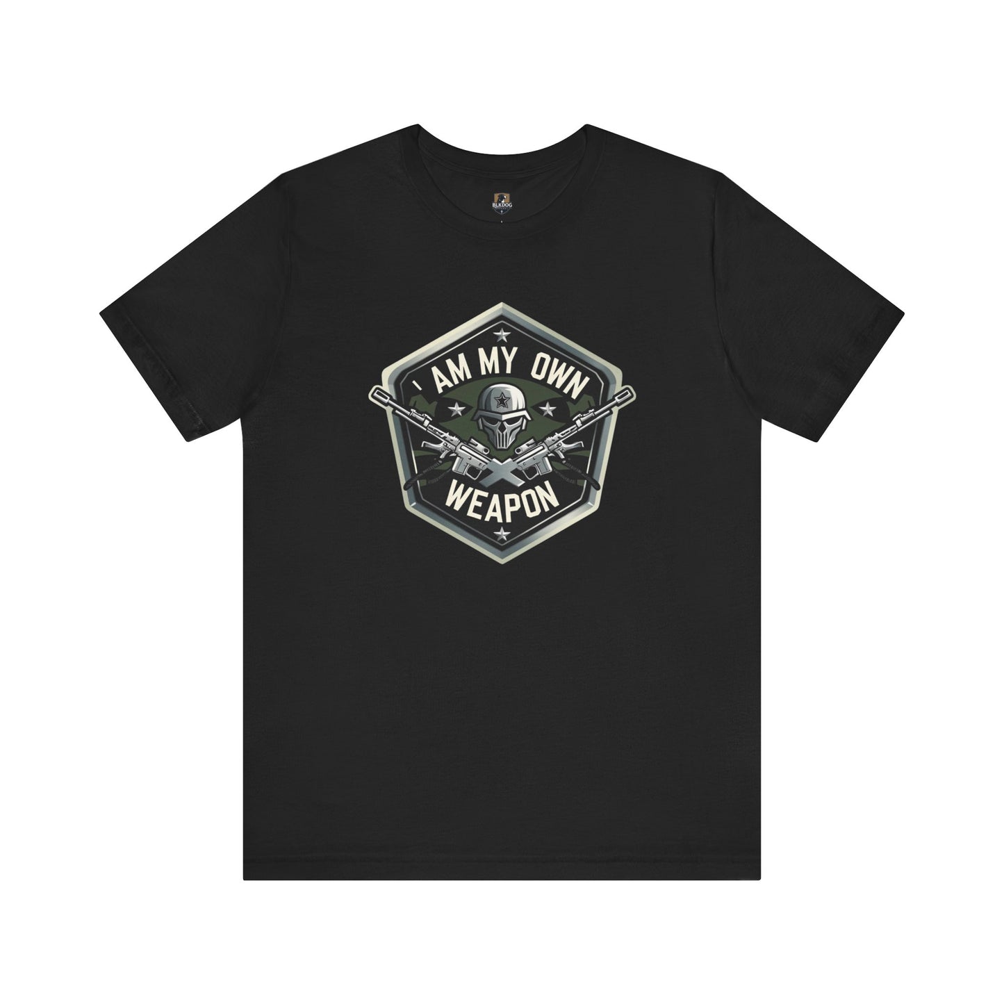I am my Own Weapon, Unisex Jersey Short Sleeve Tee, Graphic Tee for Confidence, Gift for Self-Love, Casual Wear, Motivational Shirt