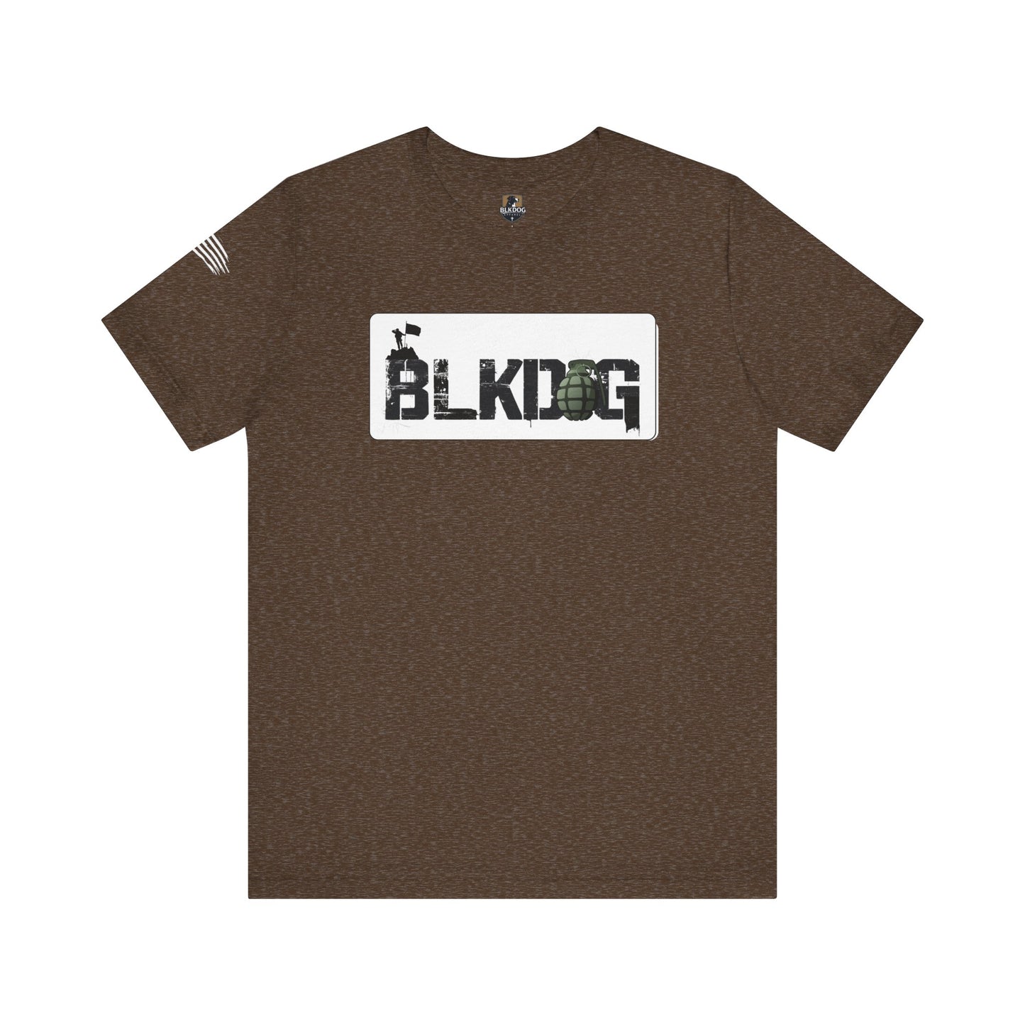 BLKDOG Graphic Unisex Short Sleeve Tee - Military Style Tee