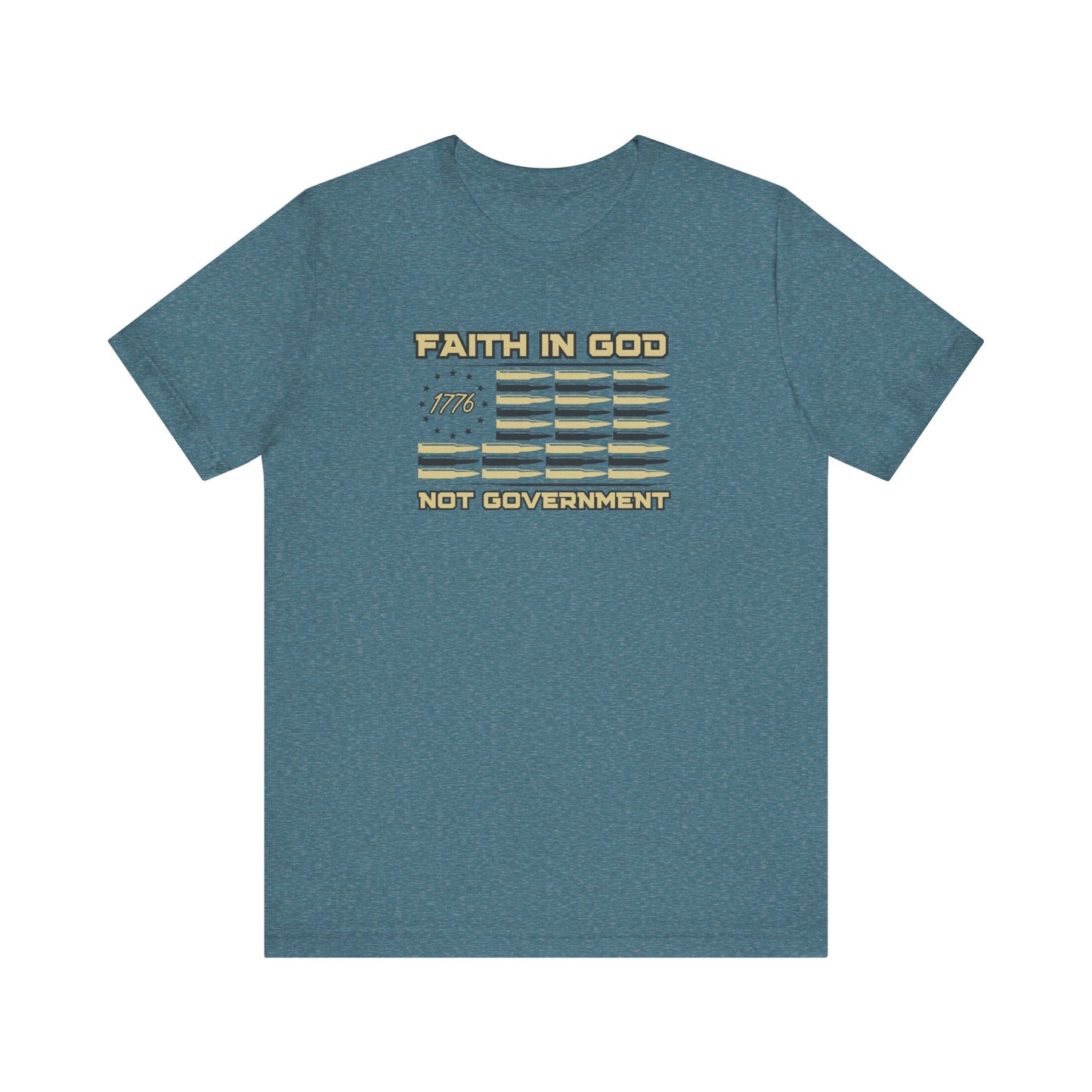 Religious Christian Faith Unisex Tee Shirt, Trust In God, Men Women Clothing Inspirational Gift, Church Christian Apparel, Political