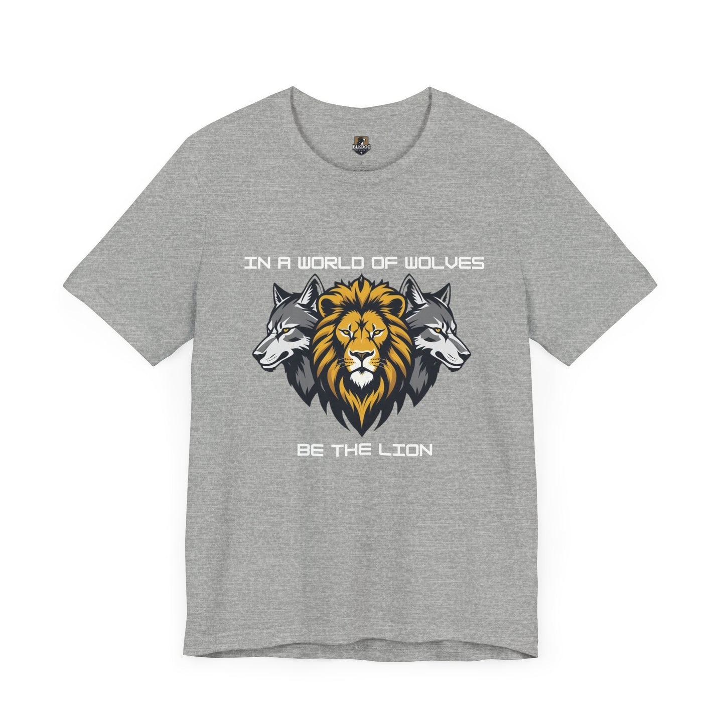 Lion Spirit Unisex Tee | Be The Lion | Motivational T-Shirt, Inspirational Shirt, Gift for Animal Lovers, Empowerment Wear, Birthday Gift