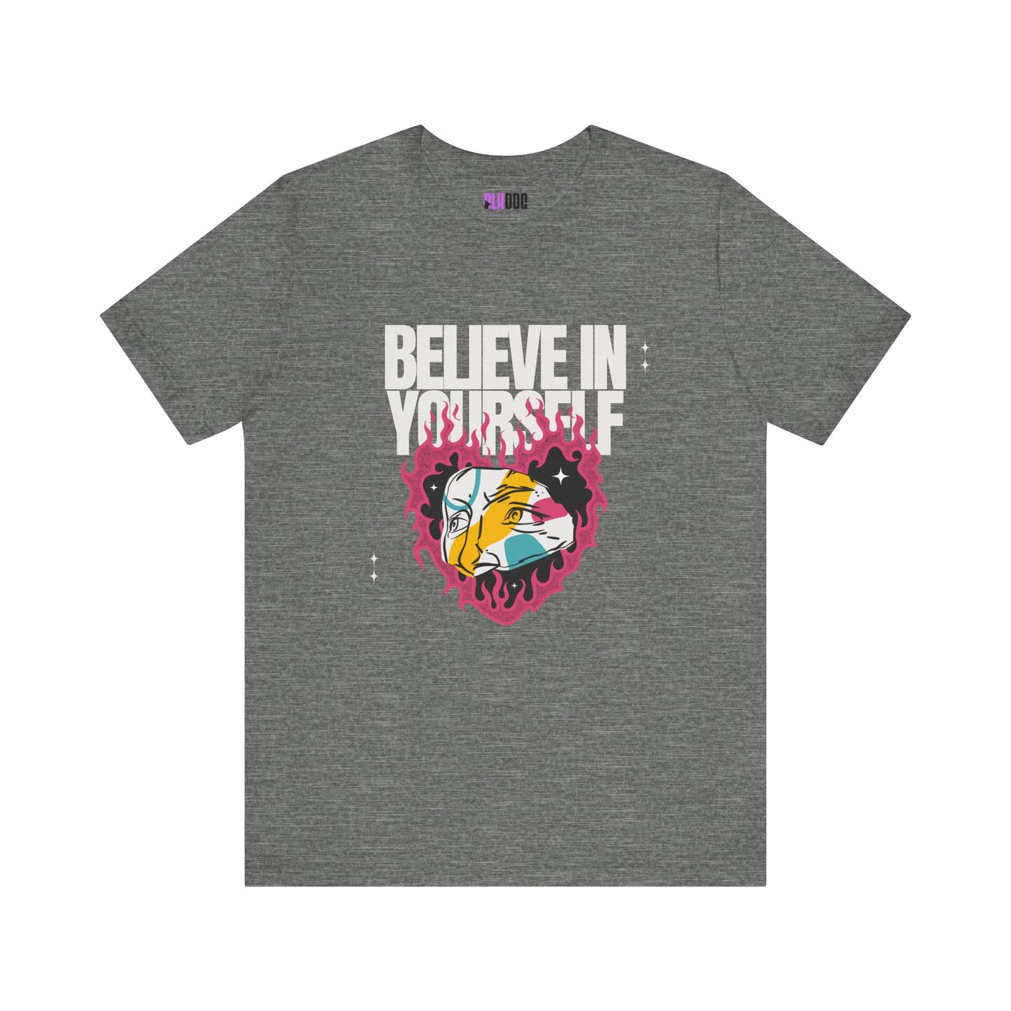 Believe in yourself T-Shirt, Inspirational tee, Motivational shirt, Empowering top, Positive vibes apparel, Self-confidence clothing