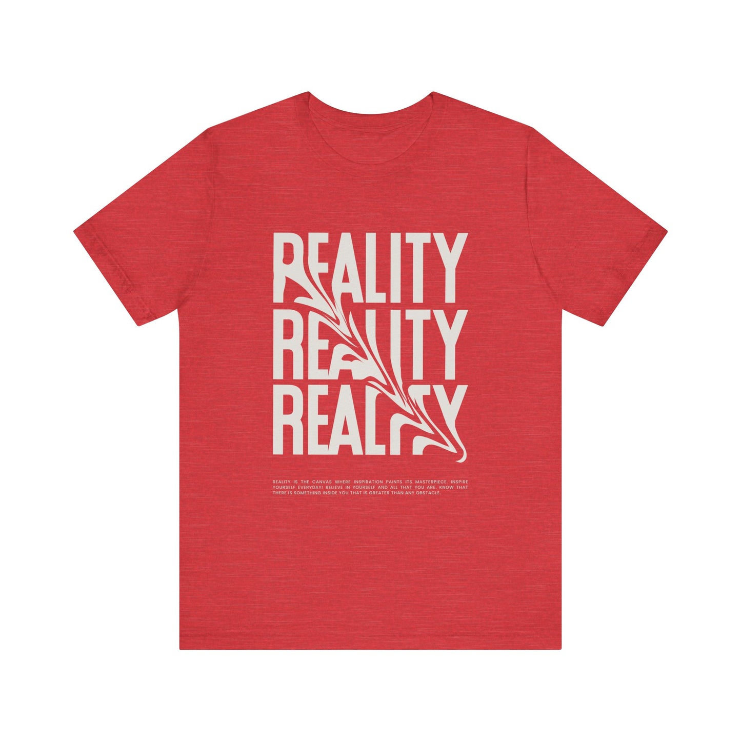 Skewed Reality Unisex Tee, Graphic T-Shirt, Abstract Design, Black and White Shirt, Unique Gift