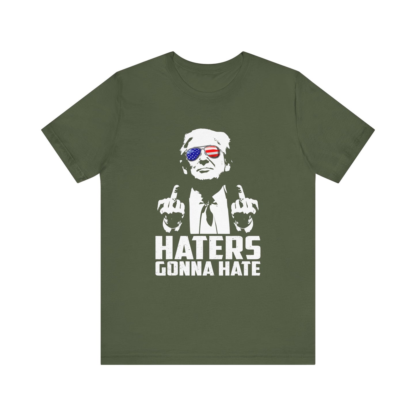 Trump - Haters Gonna Hate - Unisex Jersey Short Sleeve Tee