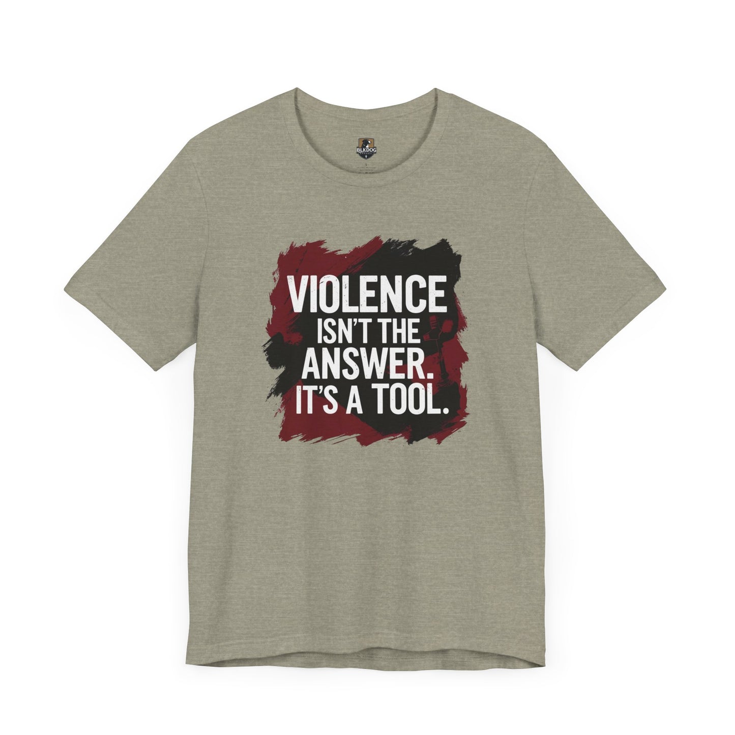 Bold Statement Tee Violence Isn't the Answer, Casual Wear, Gift for Activists, Social Justice Apparel
