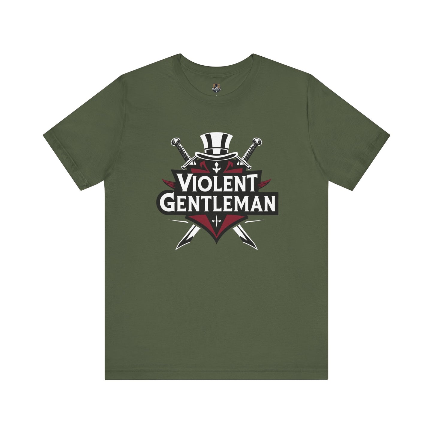 Violent Gentleman Tee, Casual Graphic Tee, Gift for Men, Streetwear Style, Birthday Gift, Cool Shirt