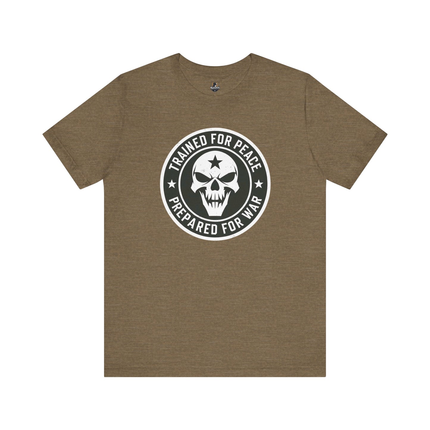 Trained for Peace. Prepared for War Graphic Tee, Unisex Short Sleeve Shirt, Military Tee, Casual Wear, Gift for Veterans