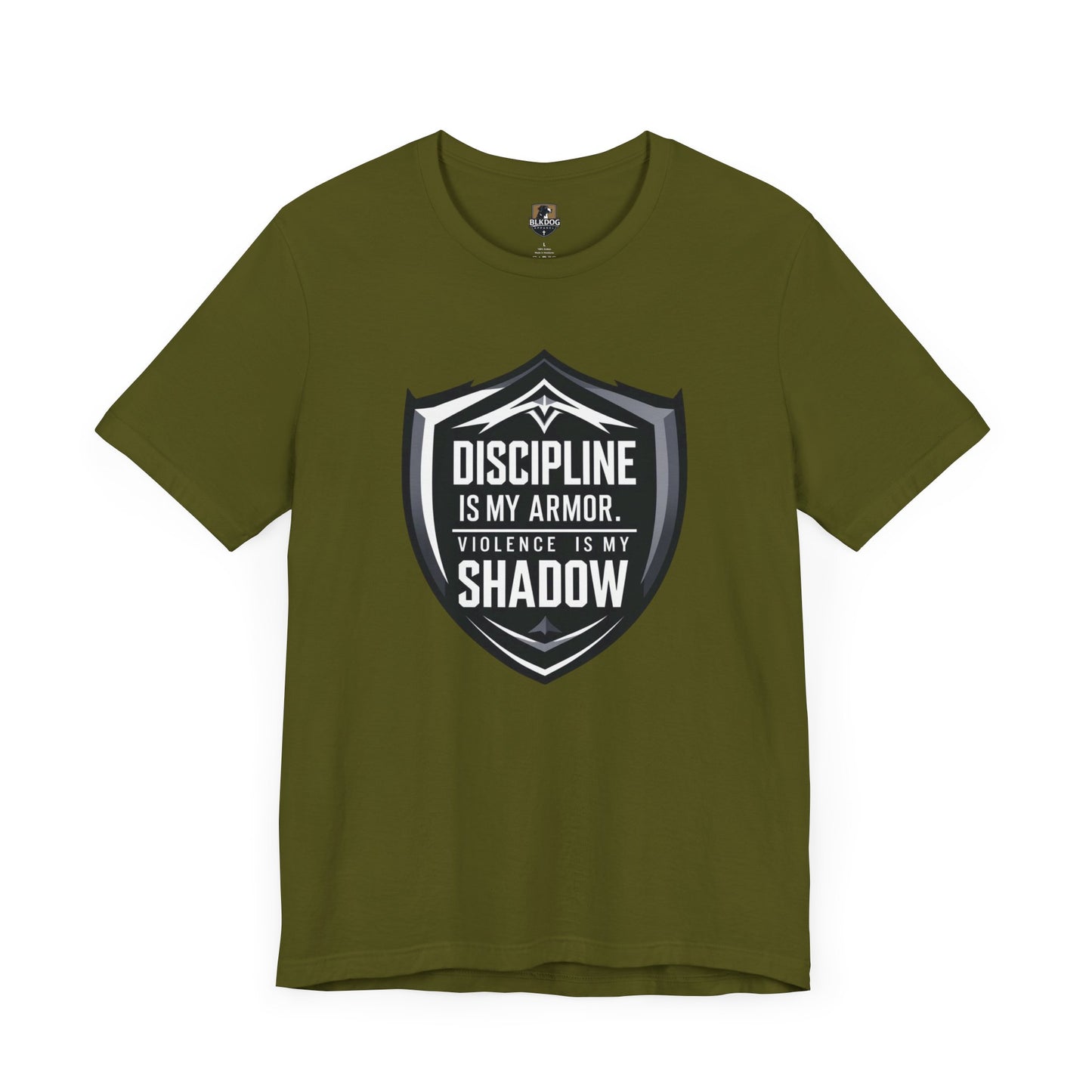 Discipline Is My Armor Unisex Tee, Motivational T-Shirt for Fitness Lovers, Inspirational Gift, Sportswear, Casual Wear