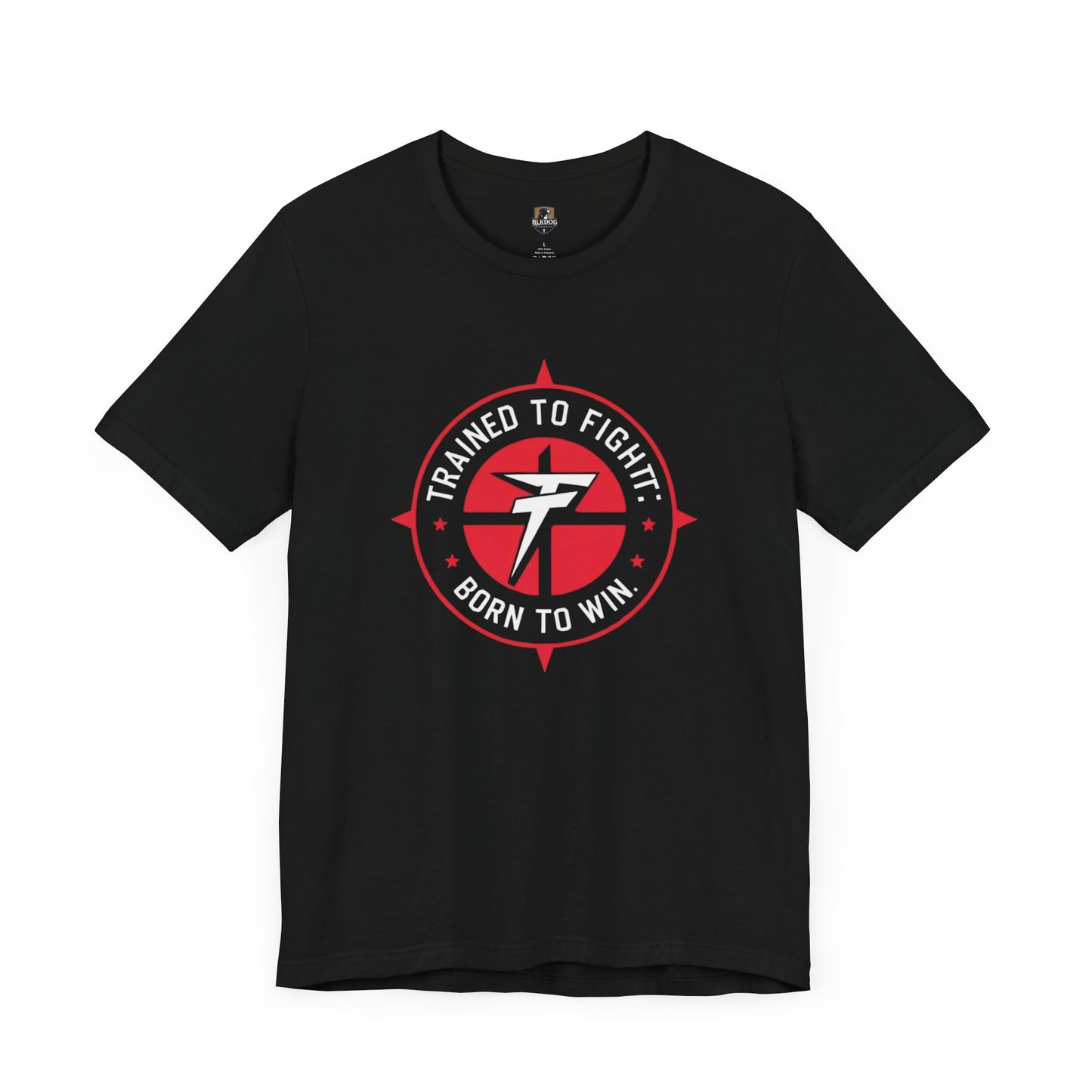 Motivational Fitness Tee - 'Trained to Fight: Born to Win' Unisex Jersey Shirt for Gym Lovers, Workout Gift, Inspirational Apparel, Fitness