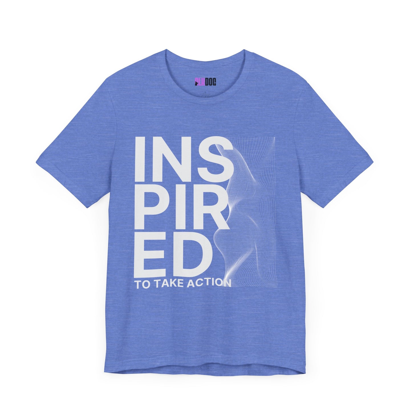 Inspired to Take Action T-Shirt, Motivational Graphic Tee, Unisex Jersey Shirt, Positive Vibes Apparel, Activewear Gift, Empowerment