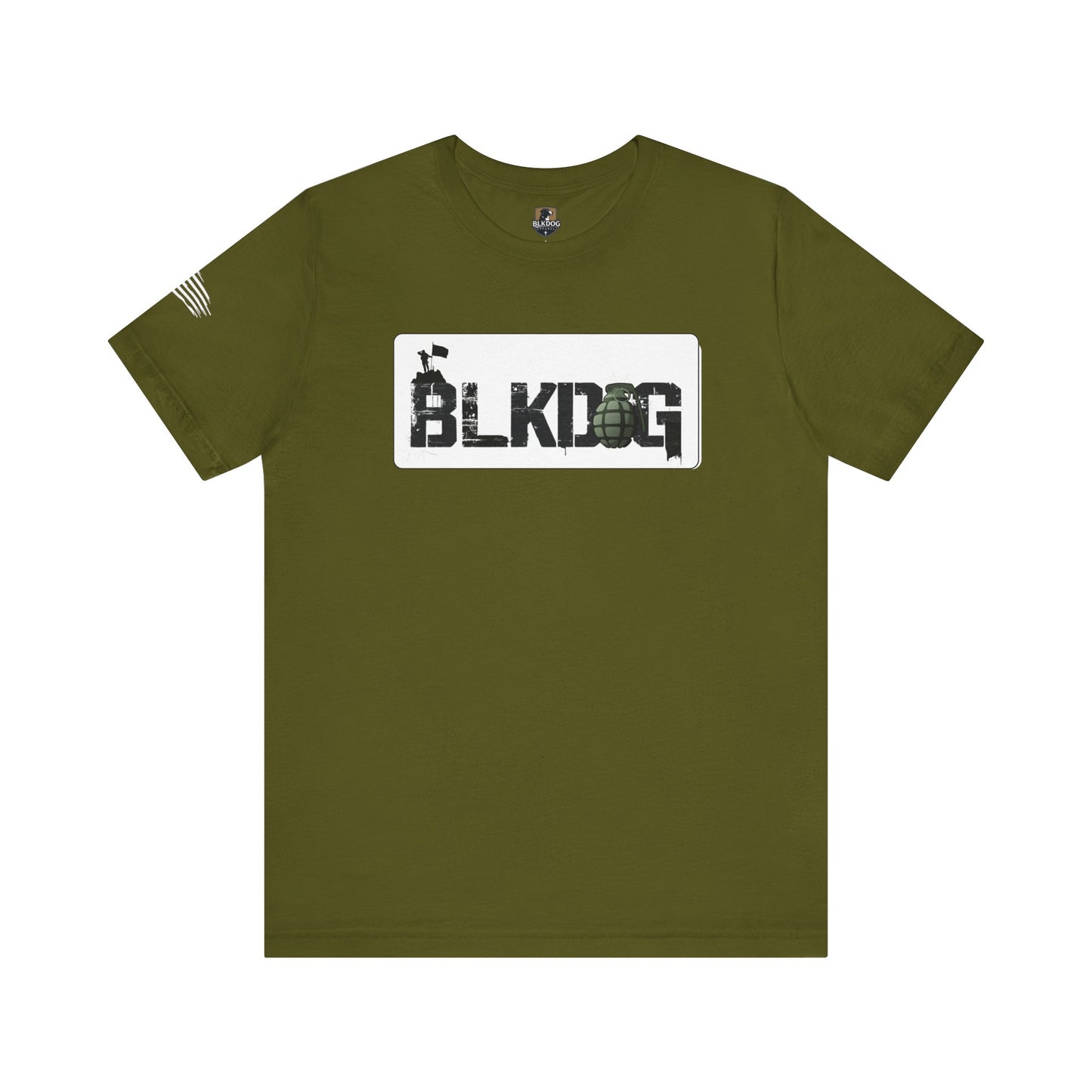 BLKDOG Graphic Unisex Short Sleeve Tee - Military Style Tee