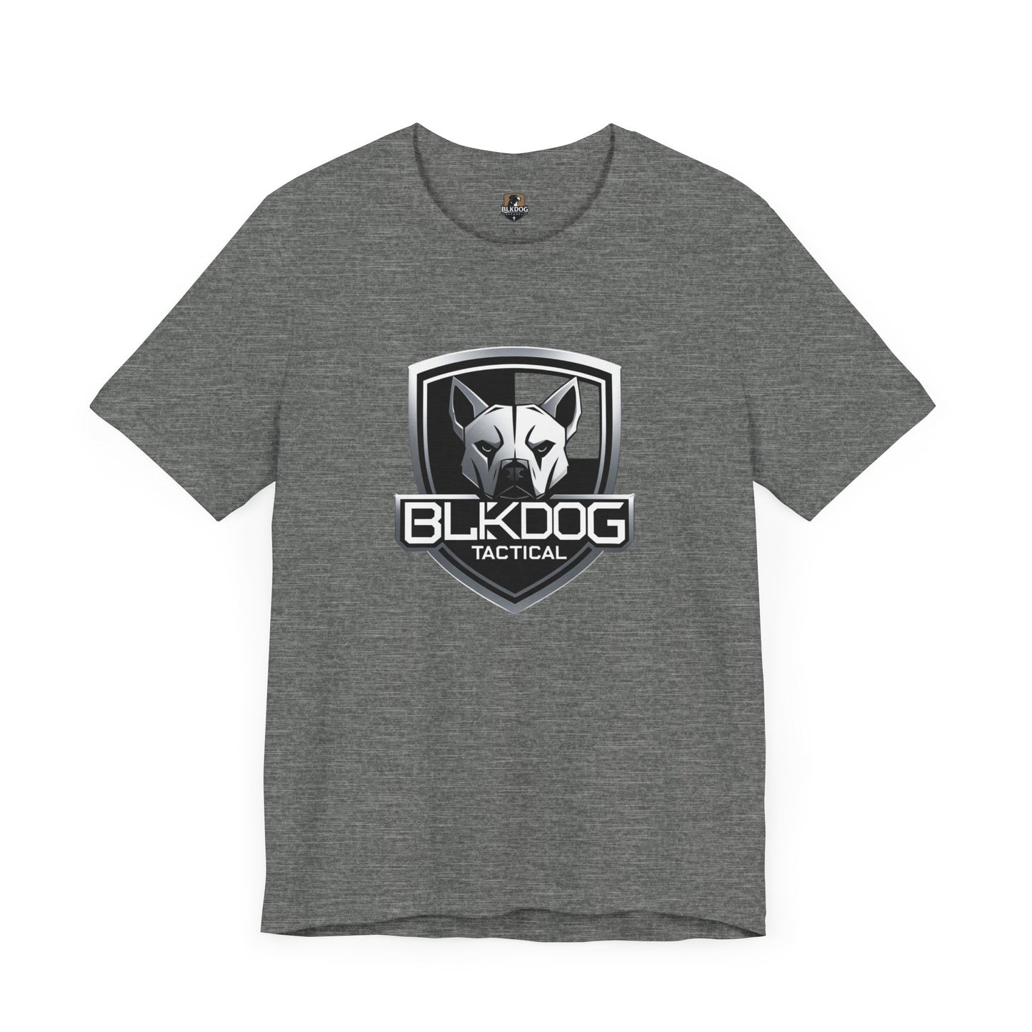 BLKDOG Tactical Unisex Jersey Tee, Graphic Tee, Casual Wear, Gift for Dog Lovers, Military Inspired, Everyday Comfort