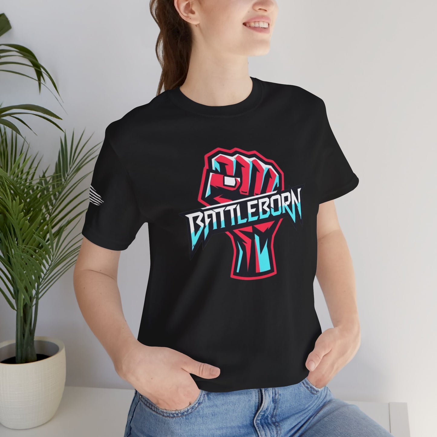 Battleborn Graphic Unisex Tee - Empowering Short Sleeve T-Shirt