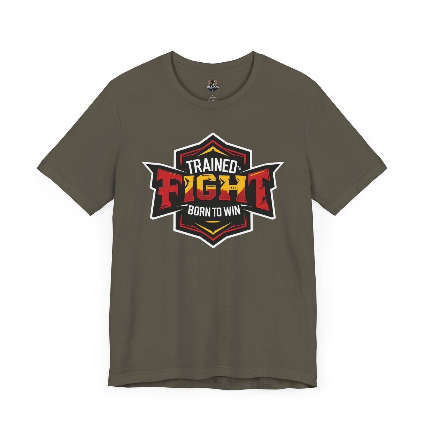 Trained to Fight...Born to Win Unisex Jersey Tee, Fitness Gift, Athletic Apparel, Training Top, Sportswear