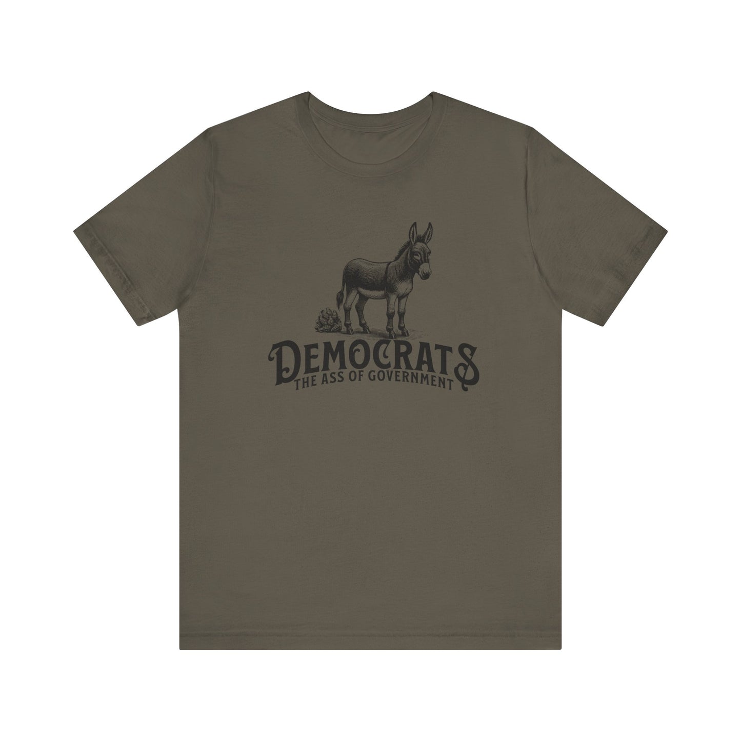 Political Democrat Tee, Liberal Party Shirt, Government Critique Top, Political Activist Clothing, Election Campaign Apparel