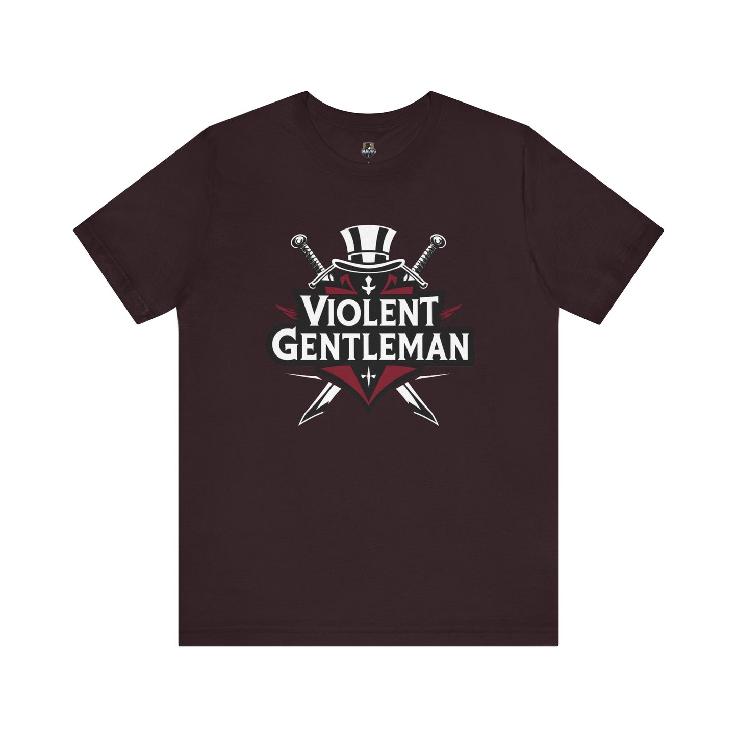 Violent Gentleman Tee, Casual Graphic Tee, Gift for Men, Streetwear Style, Birthday Gift, Cool Shirt